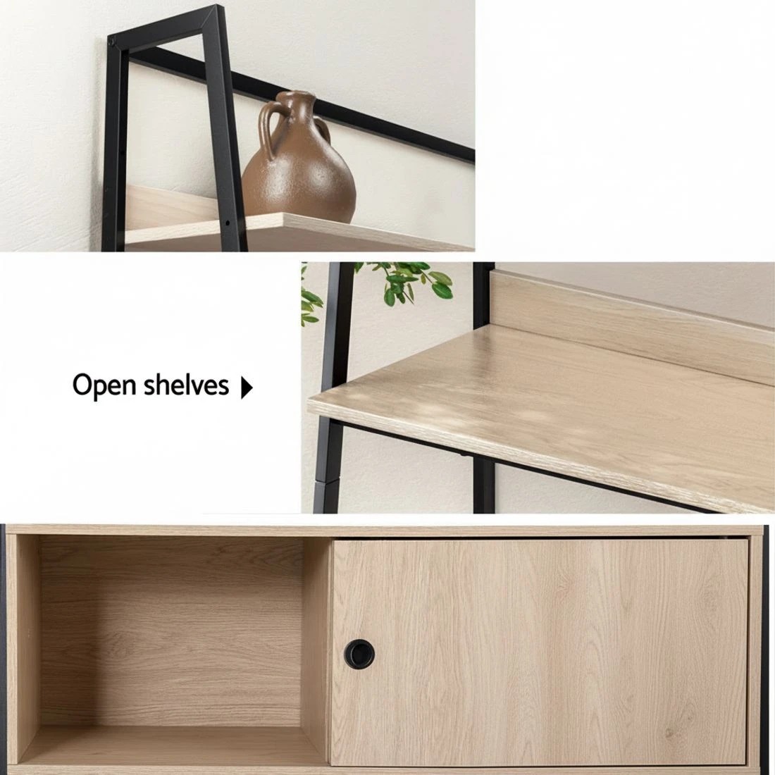 7 Artiss Bookshelf 5 Tier Cube Cabinet - Multi, 7 of 7