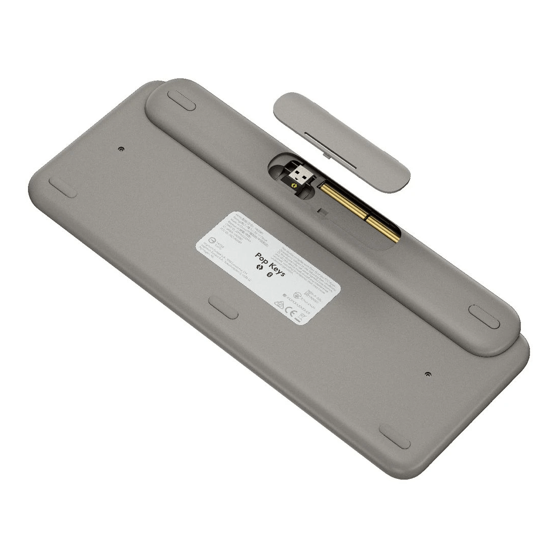5 Logitech POP Keys Wireless Keyboard Mist Sand, 5 of 7