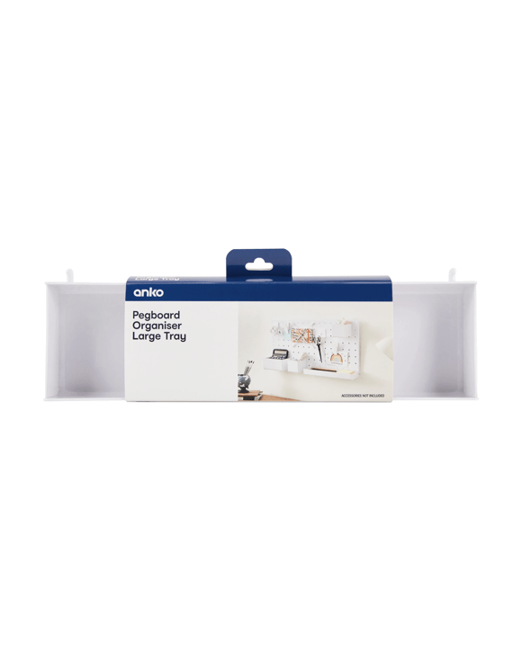 Pegboard Organiser Large Tray