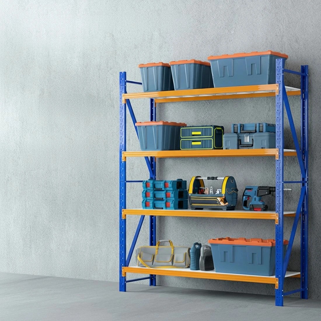 2 Giantz 2.4Mx2M Garage Shelving Warehouse Rack Pallet Racking Storage Shelf - Multi, 2 of 4