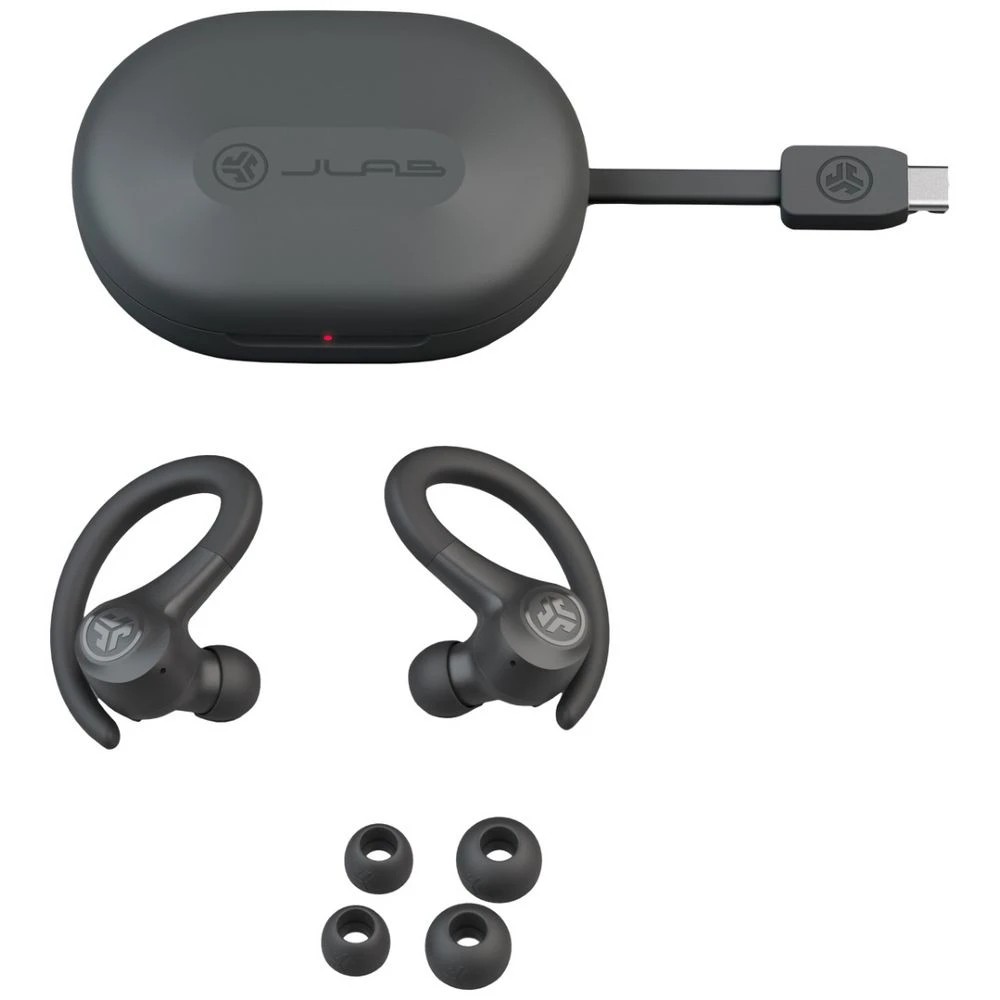 3 JLab Go Sport+ True Wireless Earbuds Graphite, 3 of 5