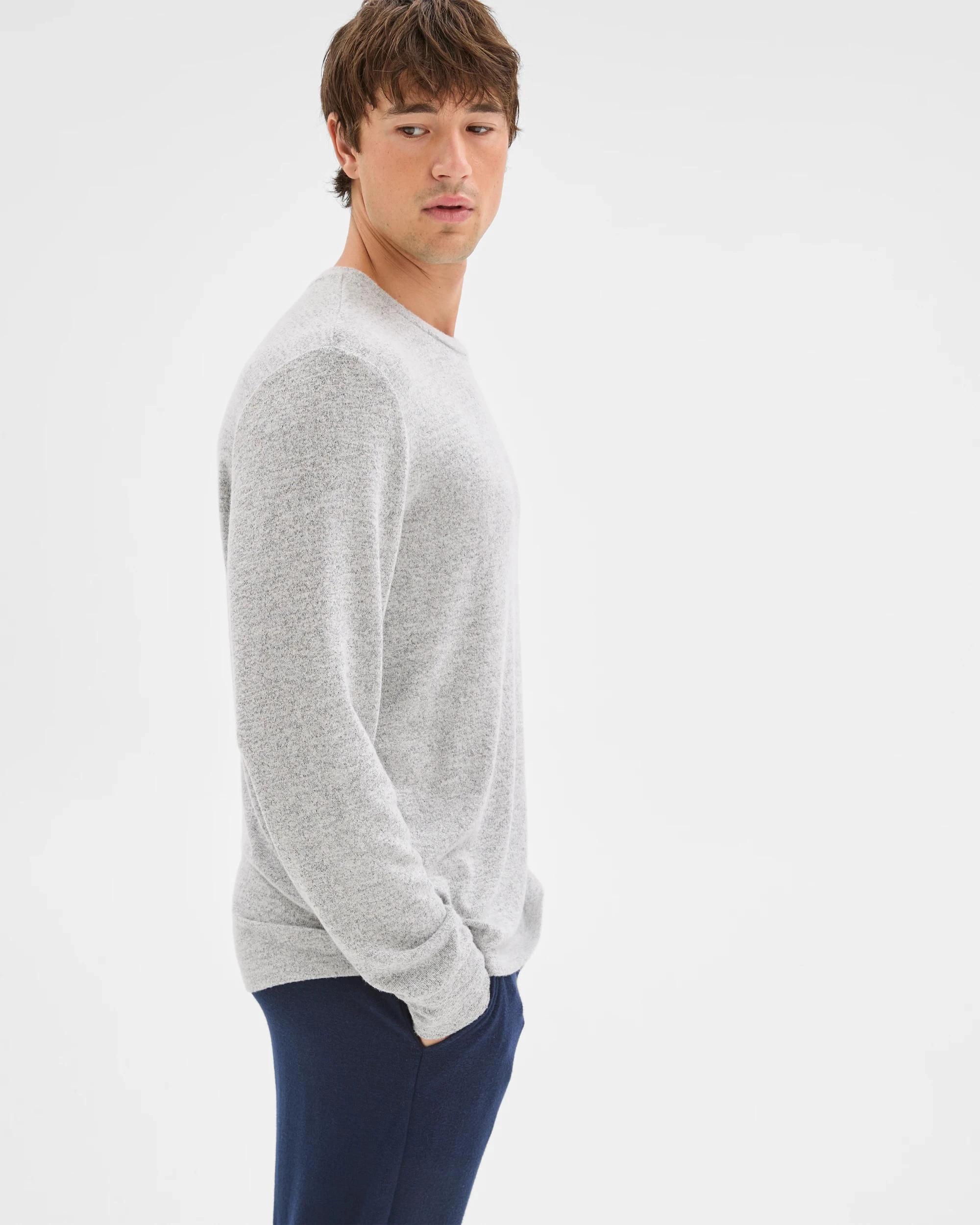 6 Maxx Cozy Long Sleeve Sleep Top GREY MARLE, 6 of 7