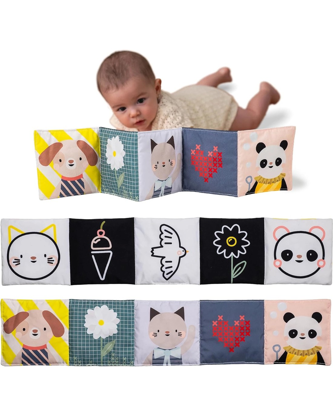 Taf Toys Fantasy Bloom Tummy Time Baby Book - Multi - Kmart