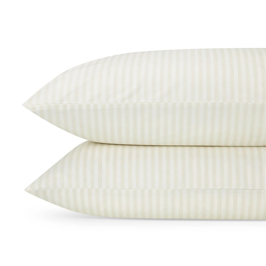 2 250 Thread Count Stripe Cotton Sheet Set - King Bed, Natural, 2 of 7