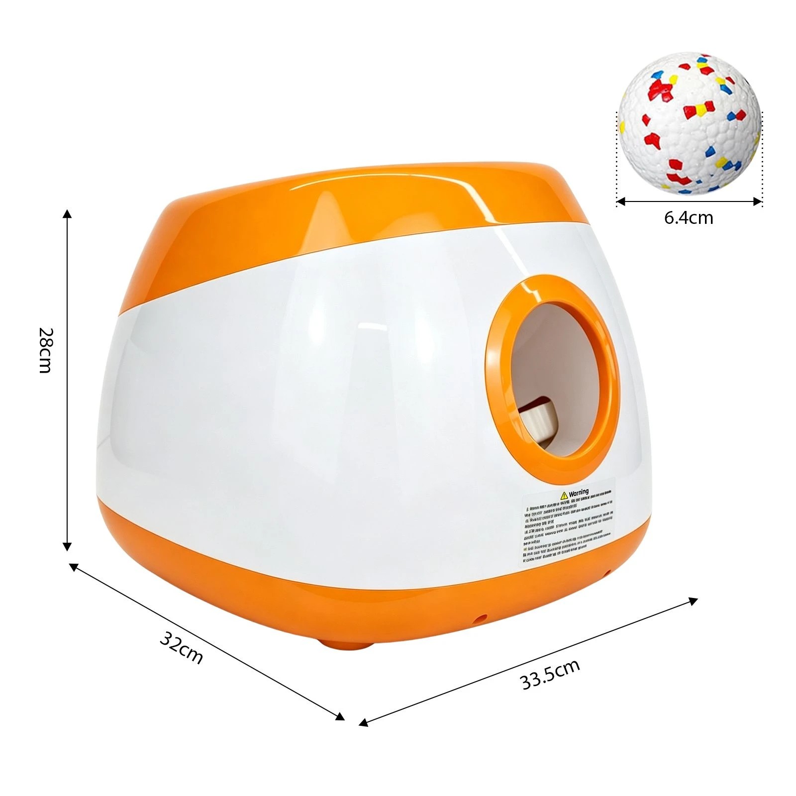 Ausway Automatic Dog Ball Launcher Thrower Machine Remote Control ...