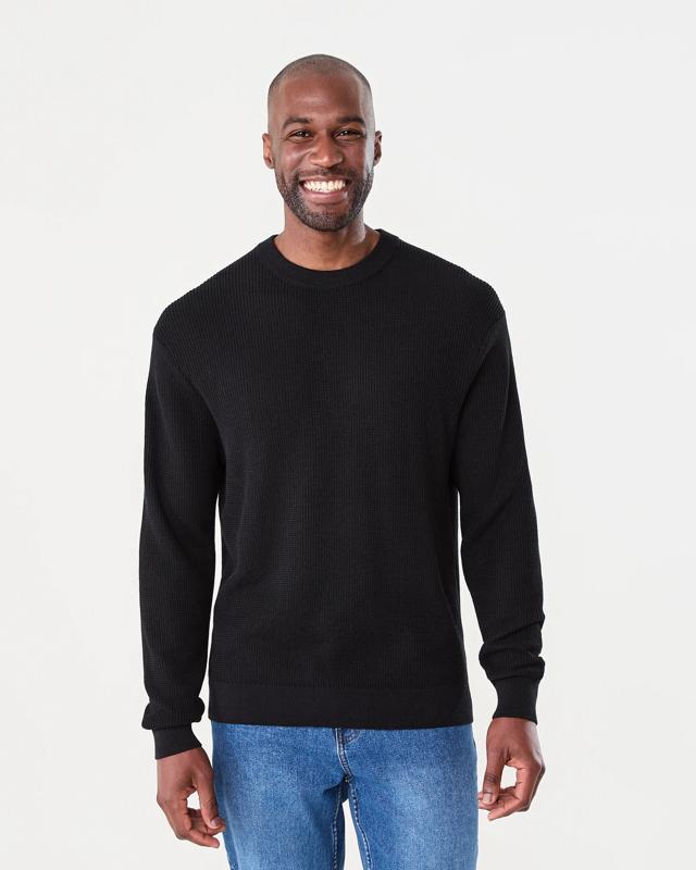 Lightweight Crew Neck Knit Ju