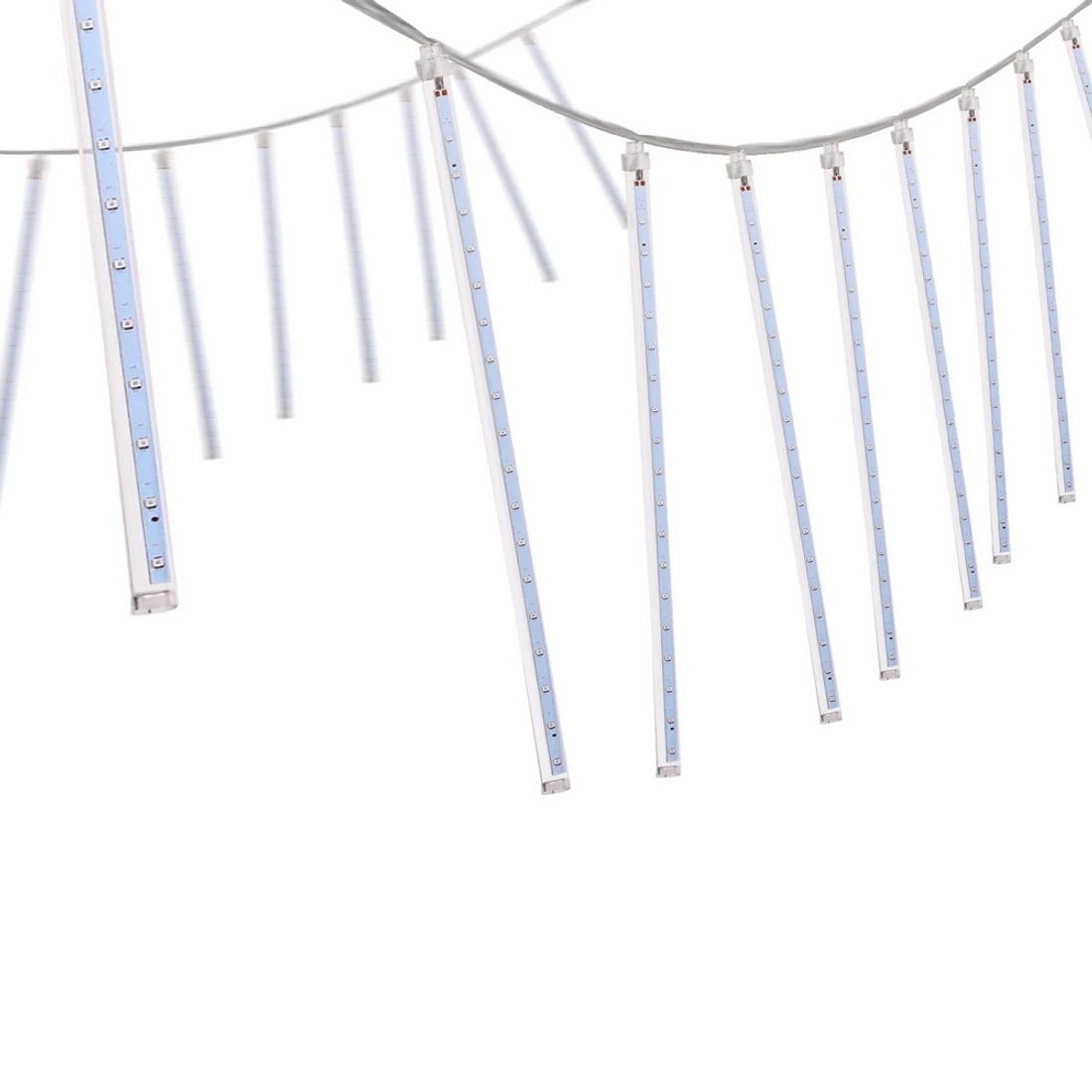 4 Jingle Jollys 7M Christmas Lights Shower Light 288 LED Icicle Falling Metor - Blue, 4 of 7