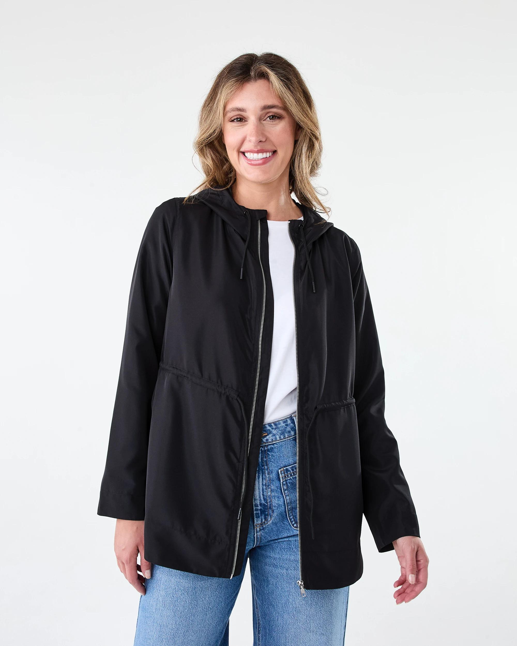 1 Rain Mac Black, 1 of 9