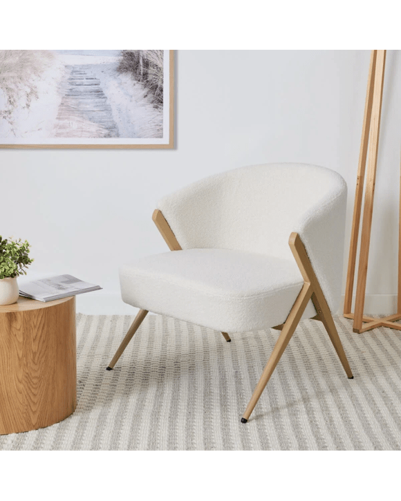 Asker Boucle Lounge Chair