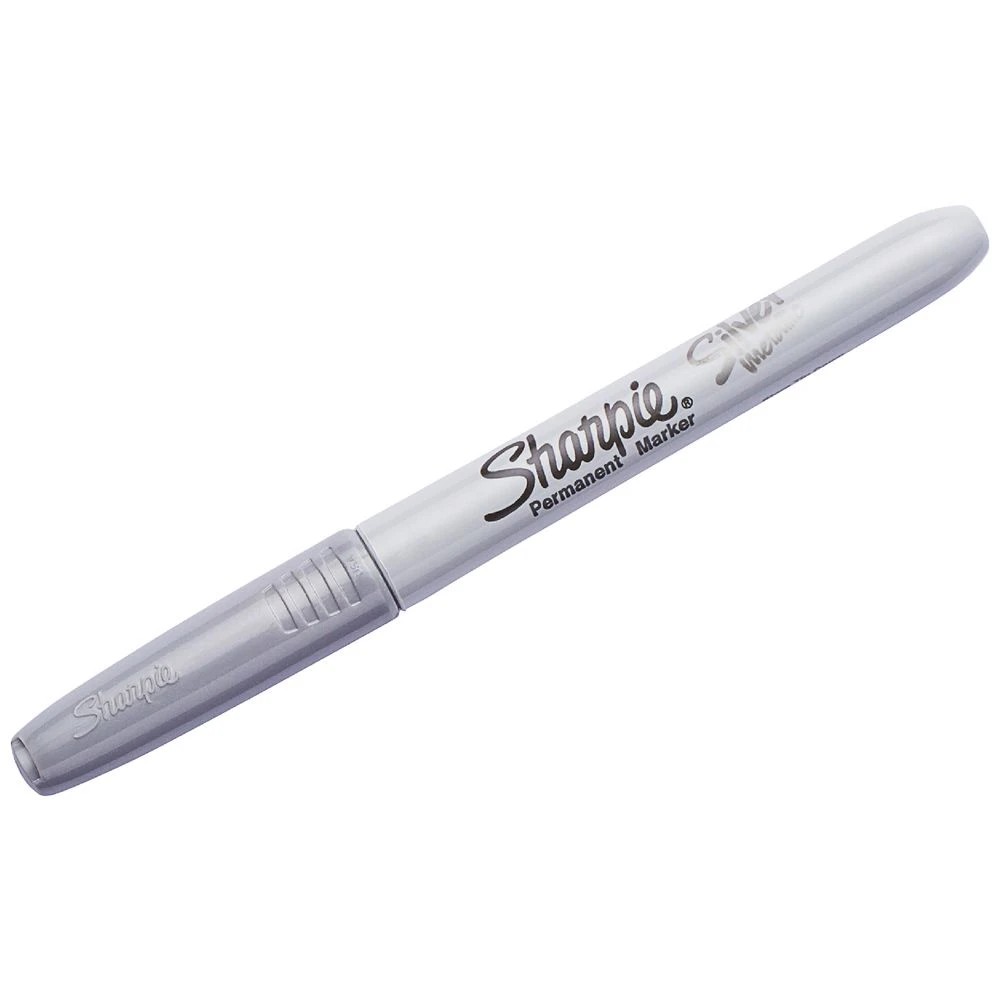3 Sharpie Fine Permanent Marker Metallic Silver 2 Pack, 3 of 10