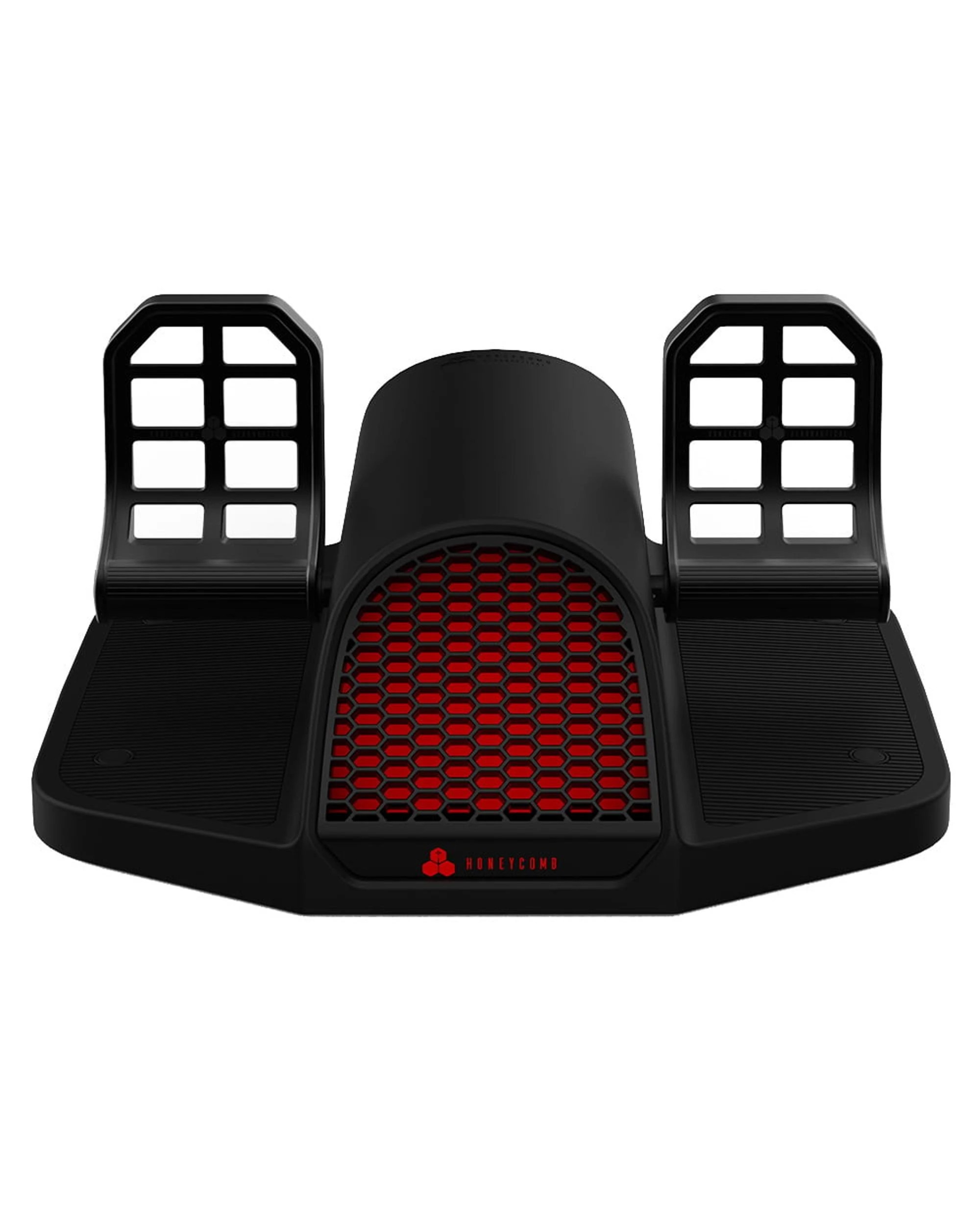 1 Honeycomb Charlie Rudder Pedals - Black, 1 of 4