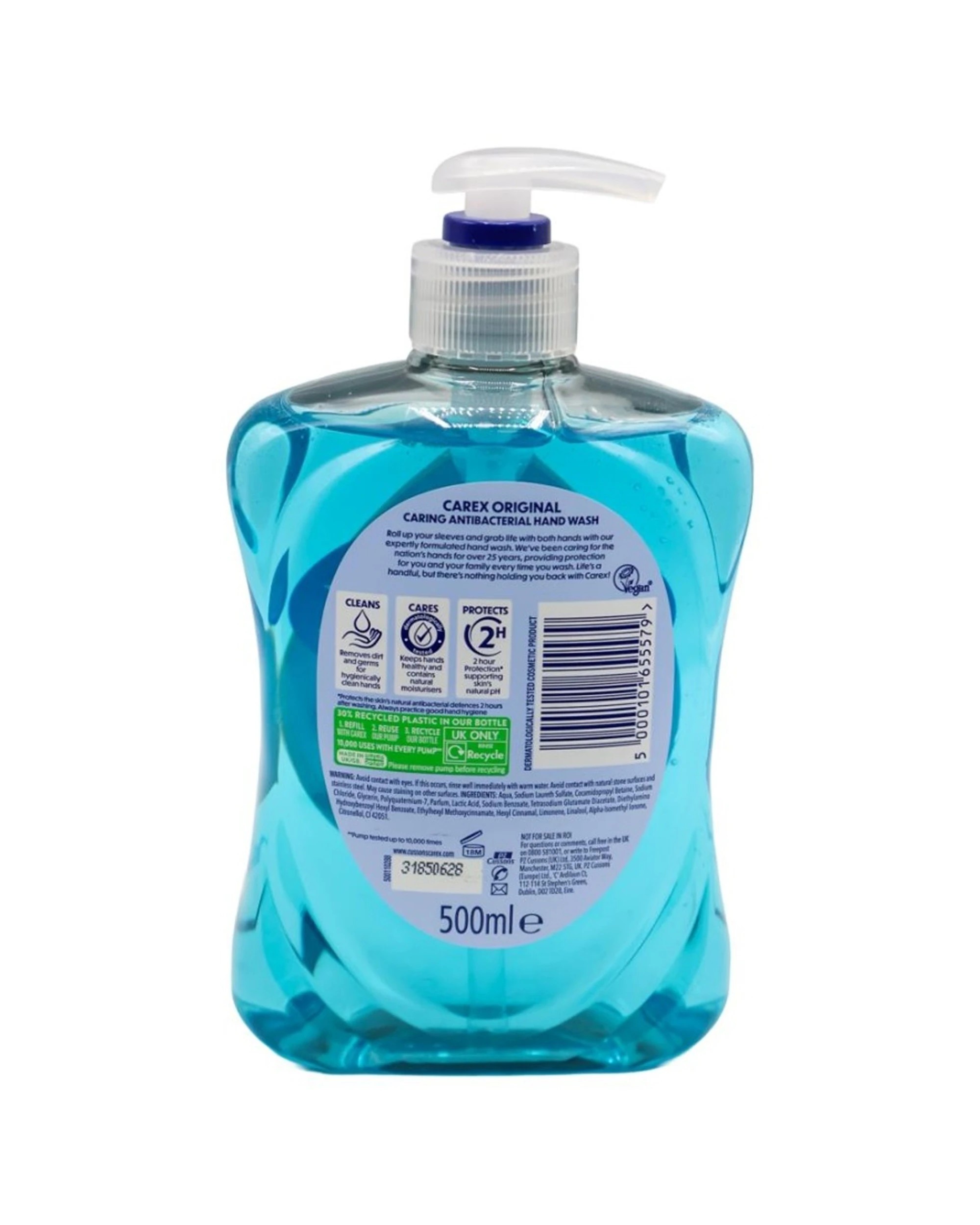 3 Carex 12PK The Original 2h Protection Antibacterial Liquid Hand Wash 500ml - Blue, 3 of 3