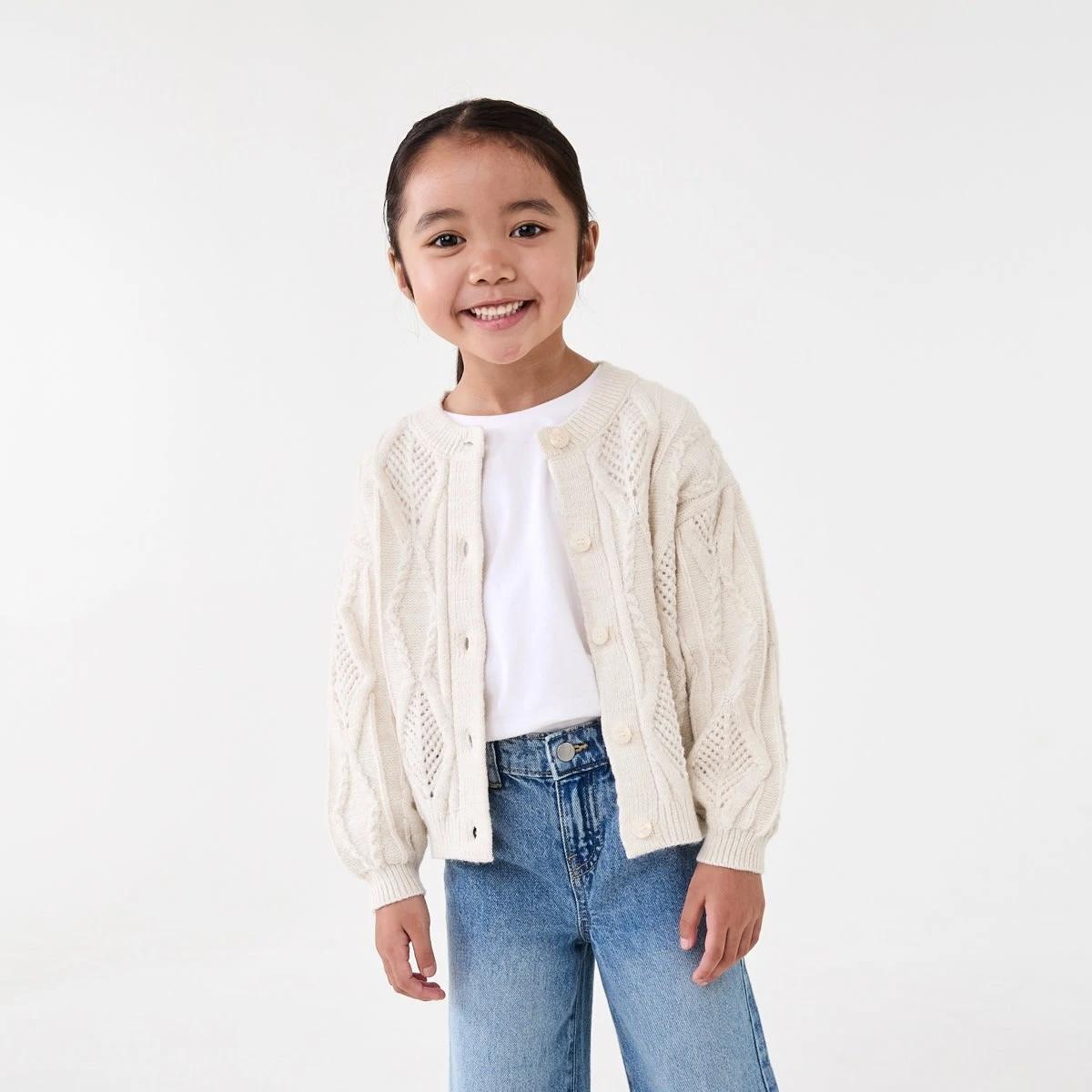 2 Oversized Cardigan Crm Marle, 2 of 9