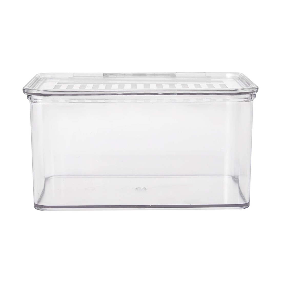 2 Clear Short Square Container with Lid, 2 of 6