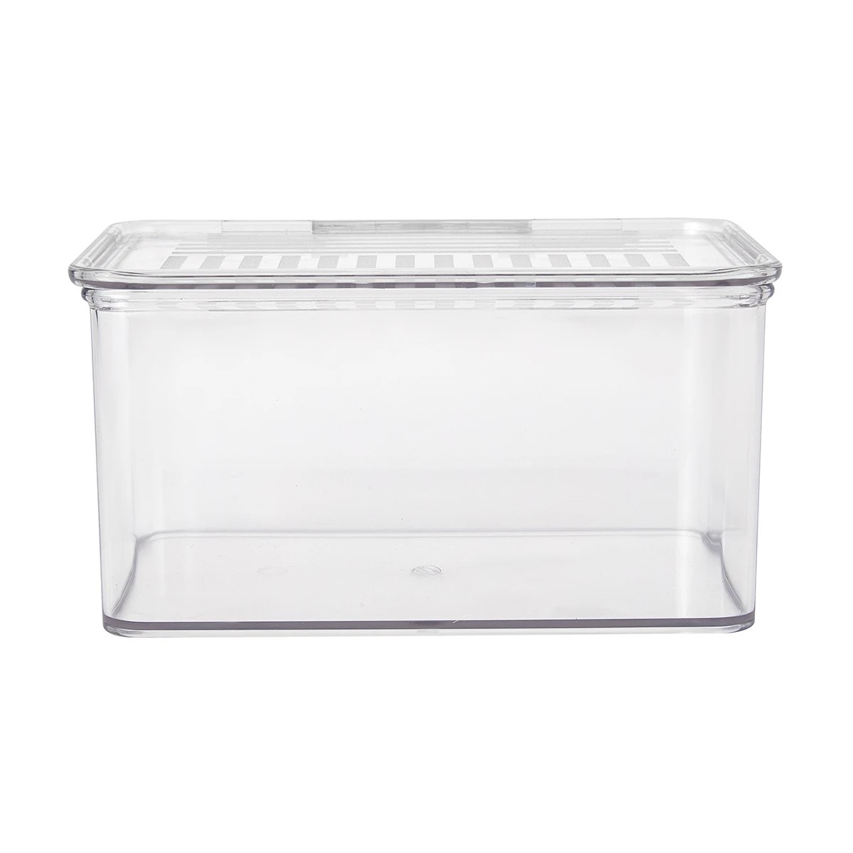 2 Clear Short Square Container with Lid, 2 of 6