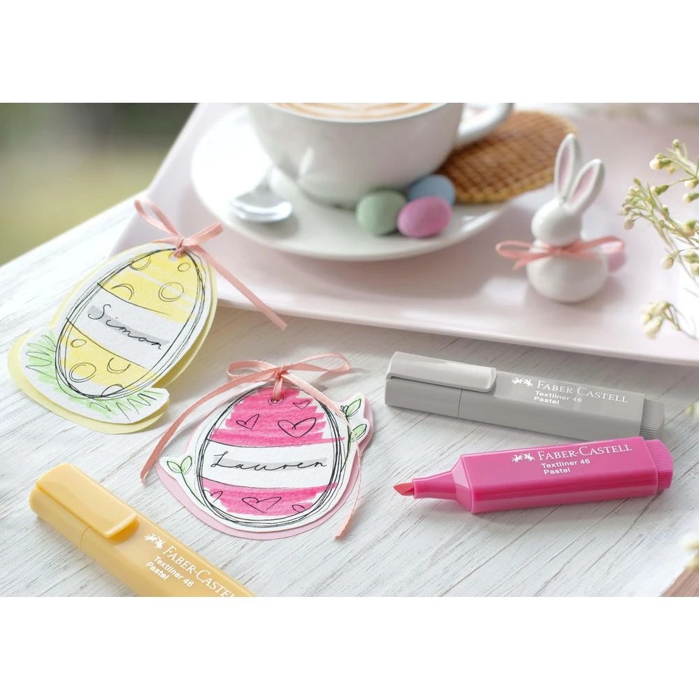 6 Faber-Castell Textliner Ice Highlighter Pastel Vanilla, 6 of 9