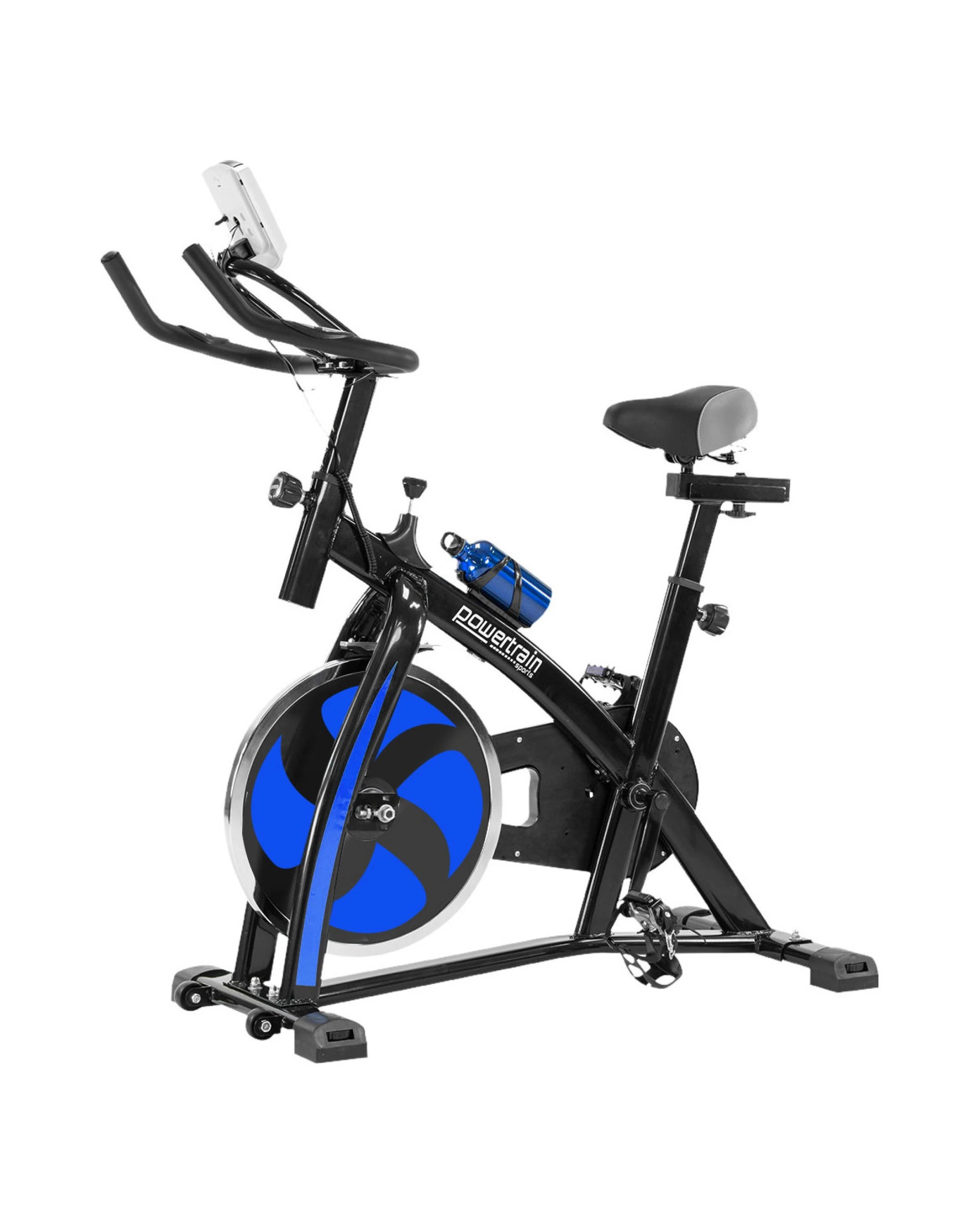 1 Powertrain Home Gym Flywheel Exercise Spin Bike, 1 of 10