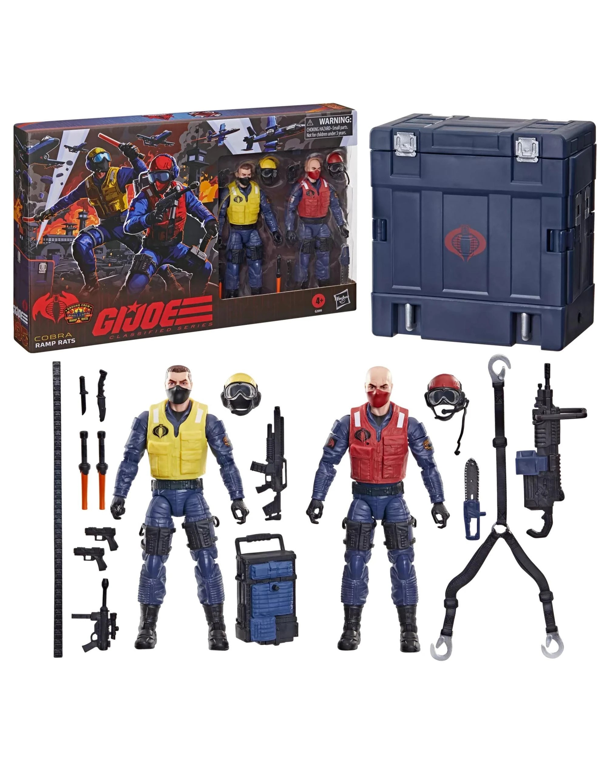 1 G.I. Joe Classified Series #195, Cobra Ramp Rats, Cobra Rattler Ground Crew, 1 of 4