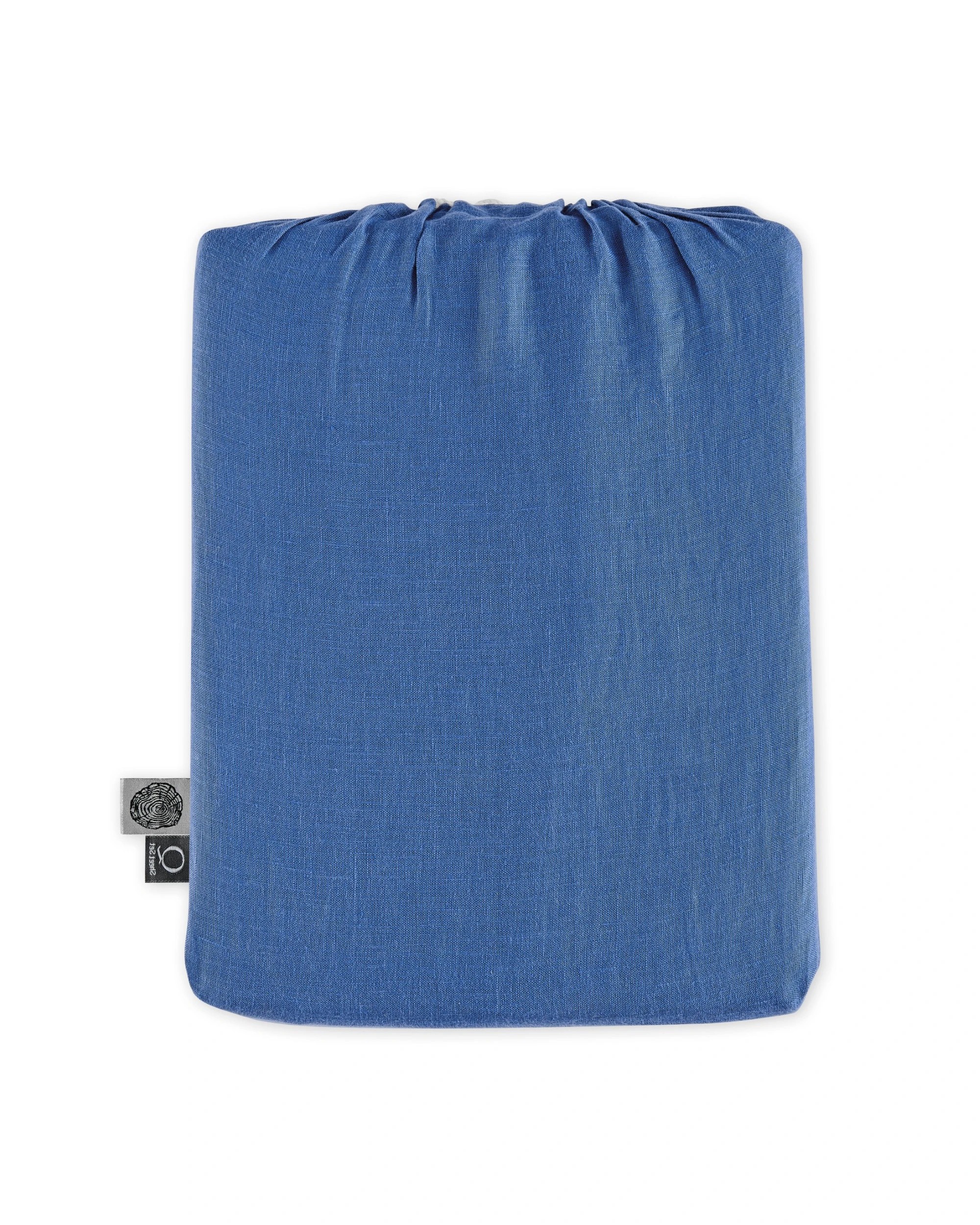 10 Natural Home 100% European Flax Linen Quilt Cover Set - King Bed - Deep Blue, 10 of 10
