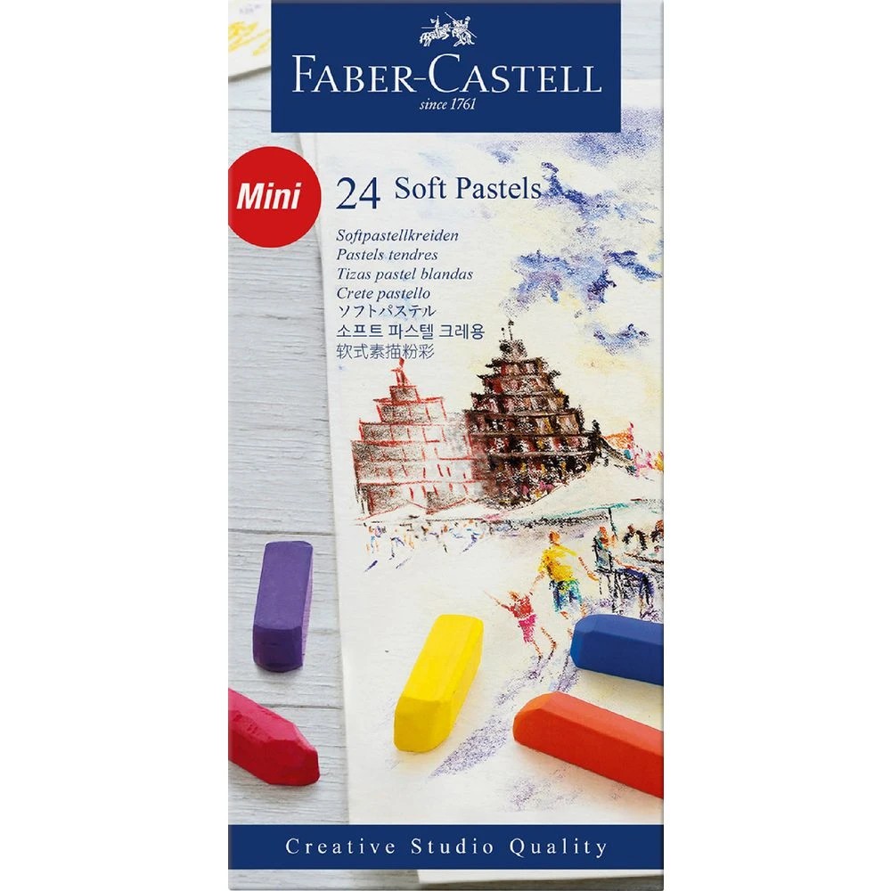 1 Faber-Castell Soft Pastels Mini 24 Pack, 1 of 2