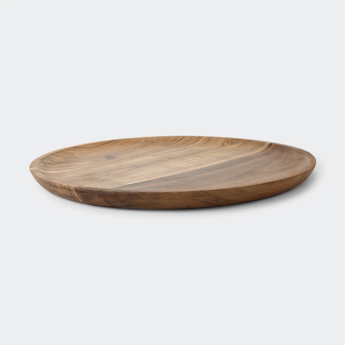2 Large Acacia Round Serving Tray, 2 of 5