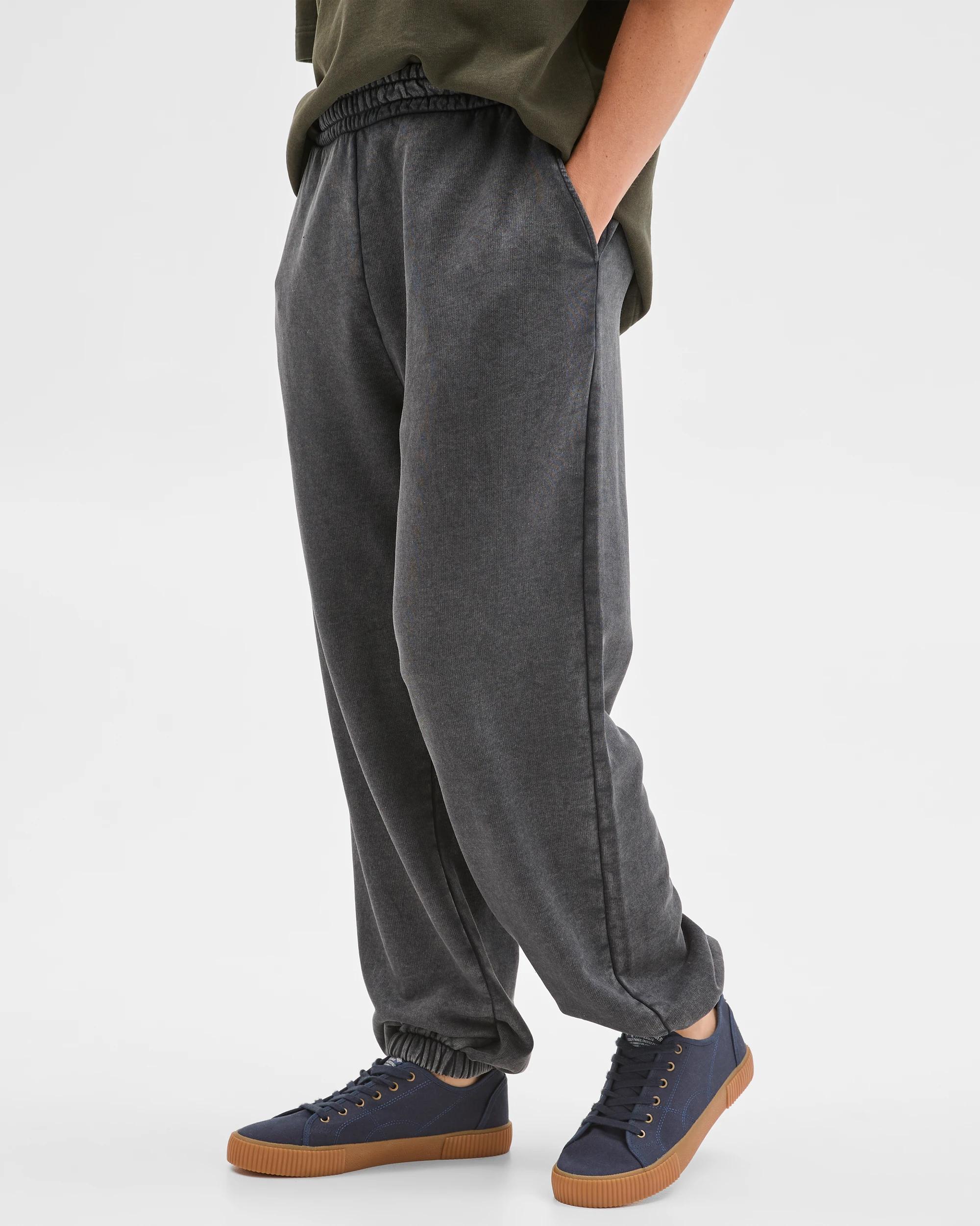 5 Commons Australian Cotton Blend Heavyweight Cuffed Trackpants CHARCOAL, 5 of 7