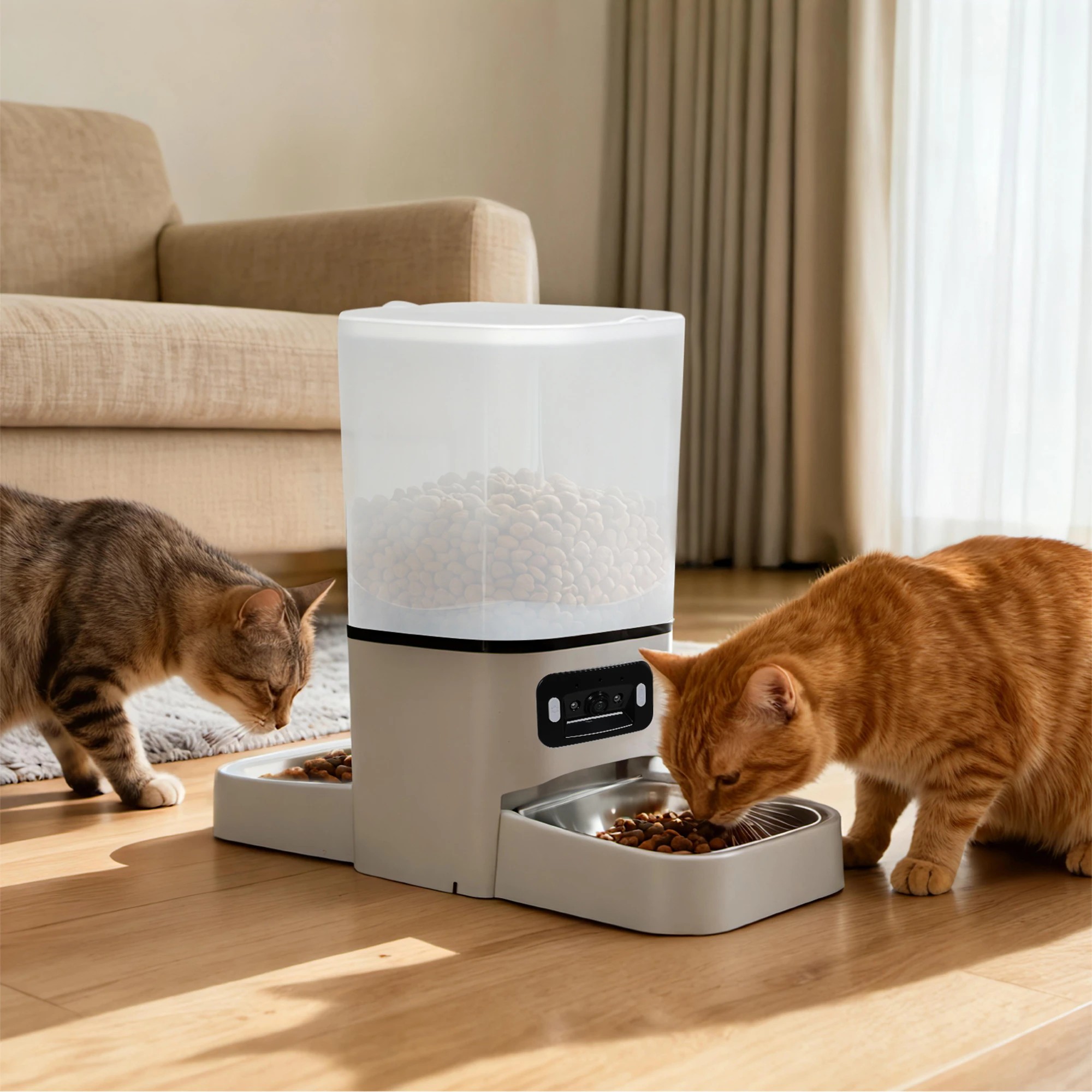 7 Pawz 6L Smart Automatic Pet Feeder Double Camera, 7 of 9