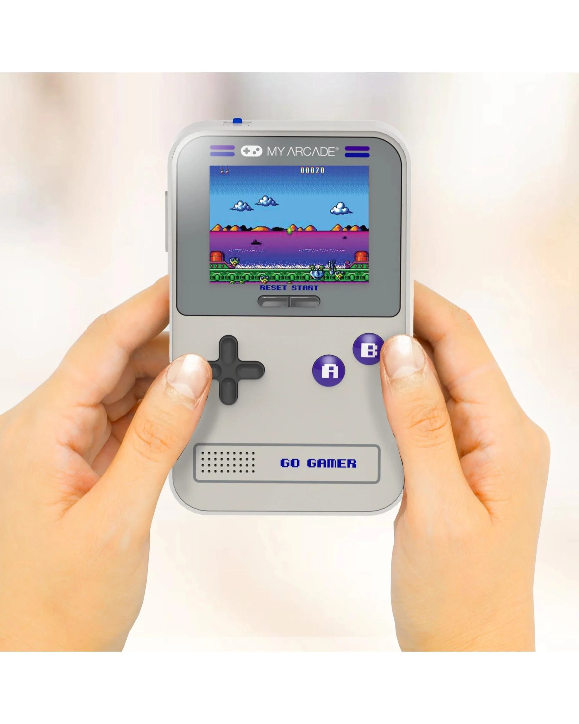3 My Arcade Go Gamer Classic Portable Gaming System with 300 Games - Grey and Purple - Multi, 3 of 7