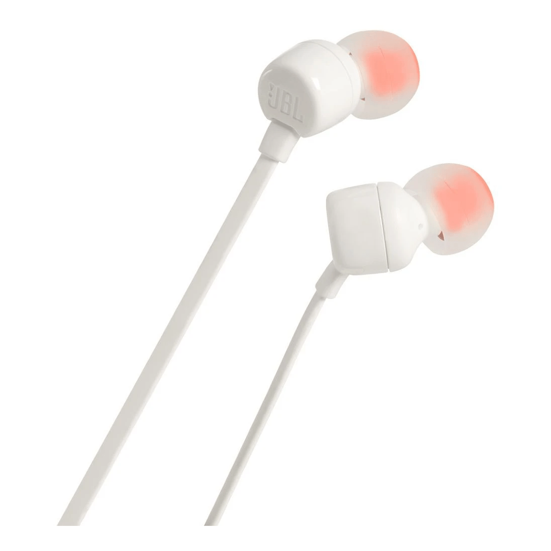 2 JBL T110 Earphones White, 2 of 4
