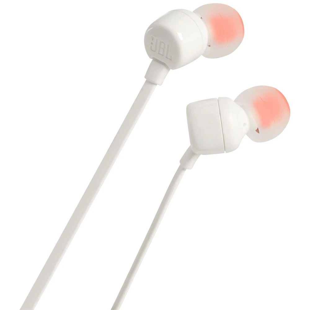 2 JBL T110 Earphones White, 2 of 4