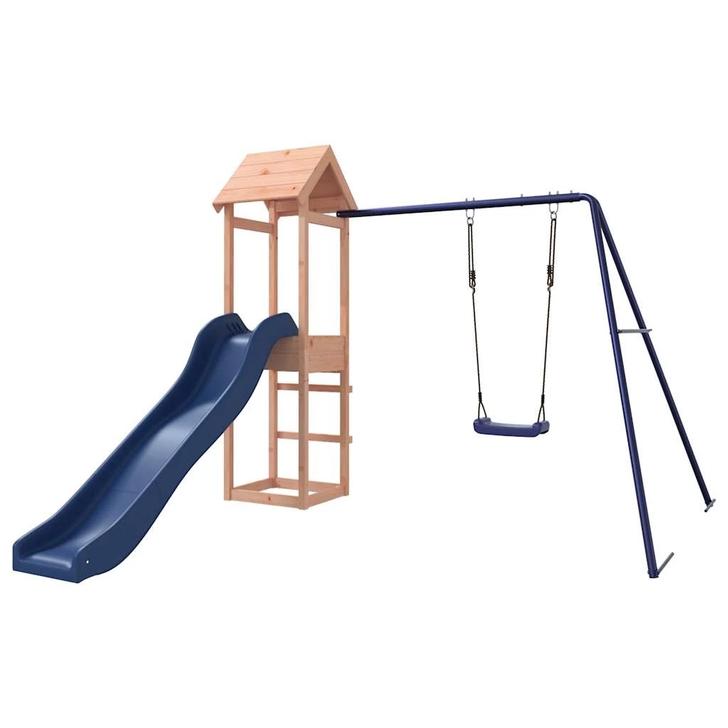 2 Vidaxl Outdoor Playset Solid Wood Douglas - Brown, 2 of 10
