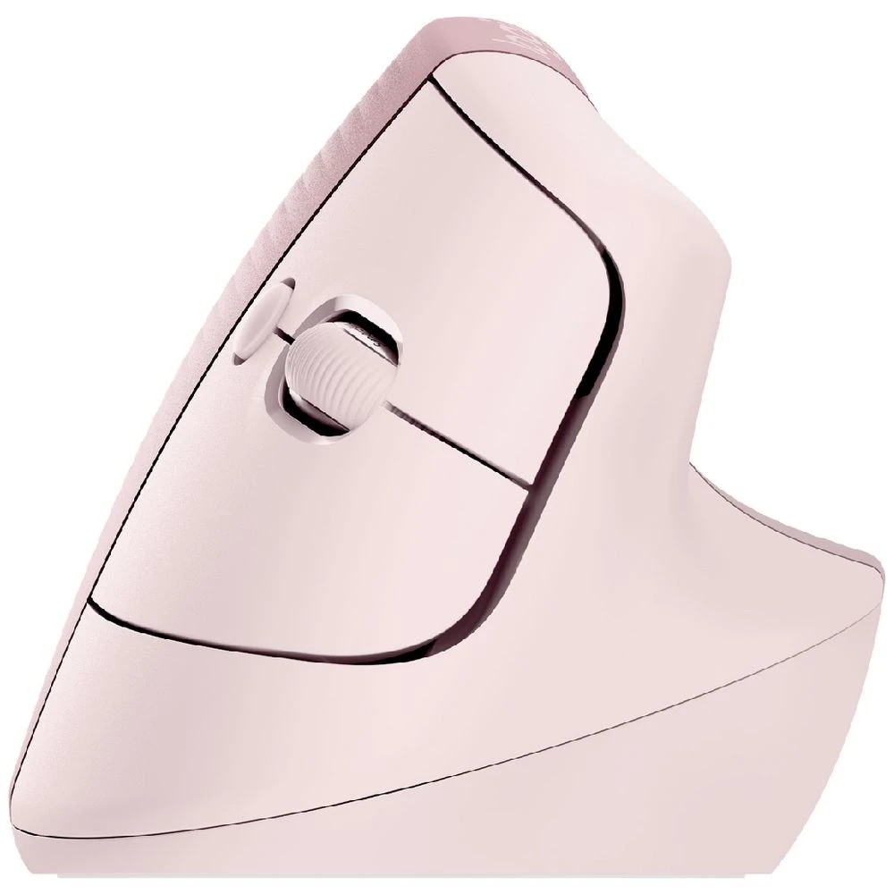 3 Logitech Lift Vertical Ergonomic Mouse Rose, 3 of 9