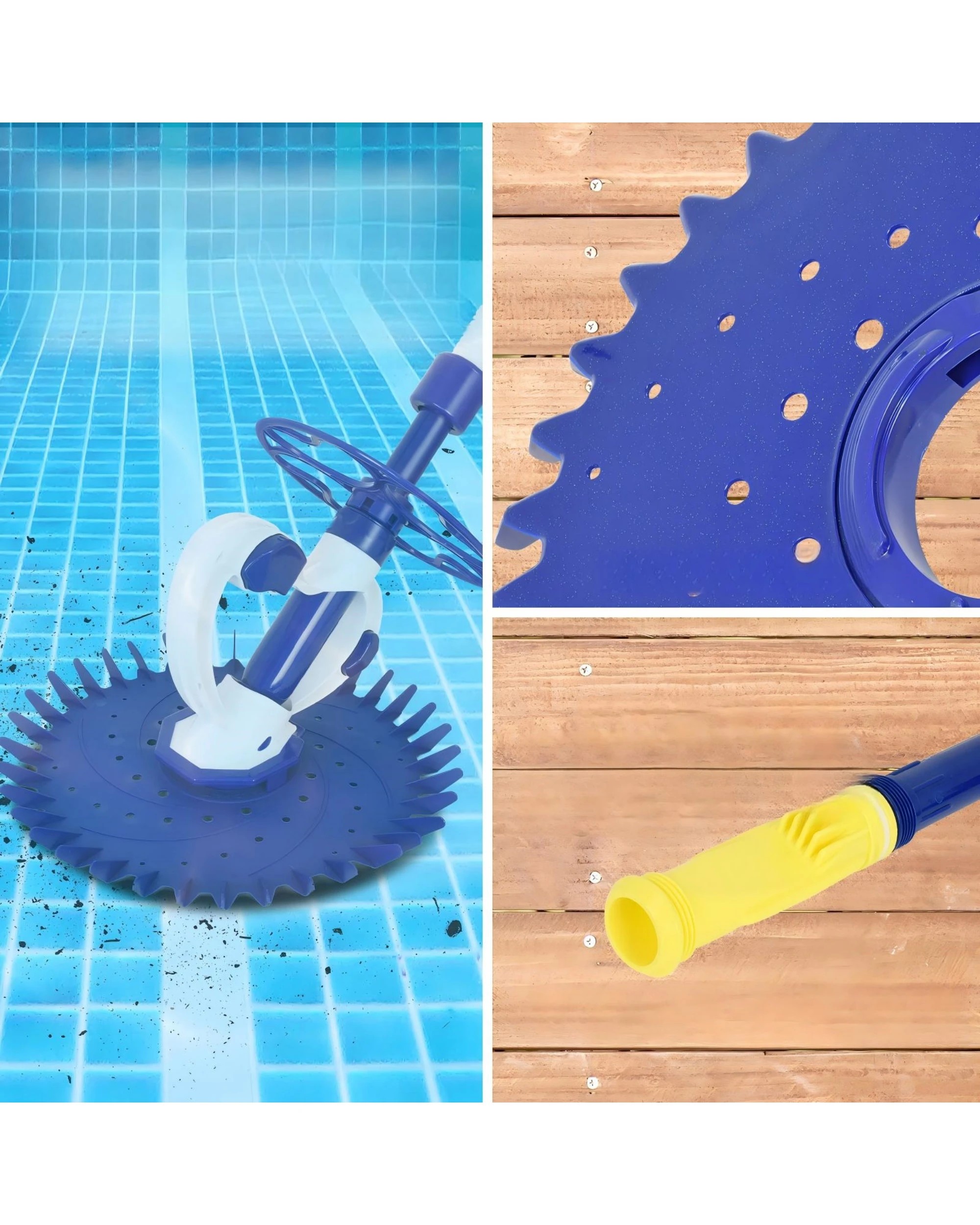 7 Advwin Automatic Pool Vacuum Cleaner with 100cm Hose - Blue, 7 of 7