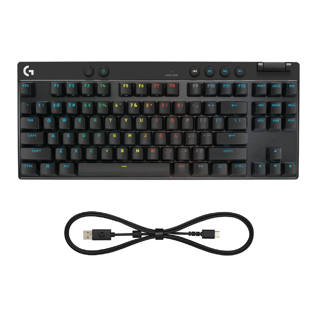 7 Logitech G PRO X TKL RAPID tenkeyless gaming keyboard with Magnetic Analog Switches - Black, 7 of 7