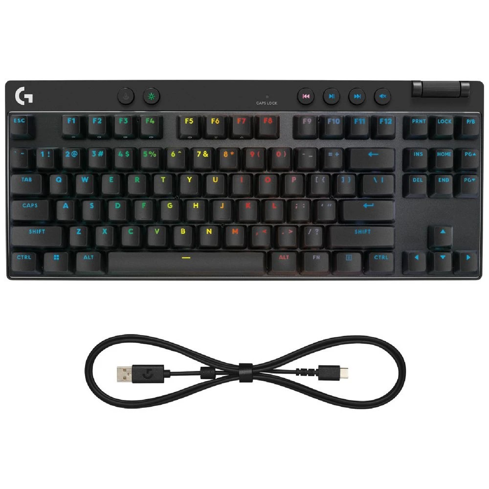 7 Logitech G PRO X TKL RAPID tenkeyless gaming keyboard with Magnetic Analog Switches - Black, 7 of 7