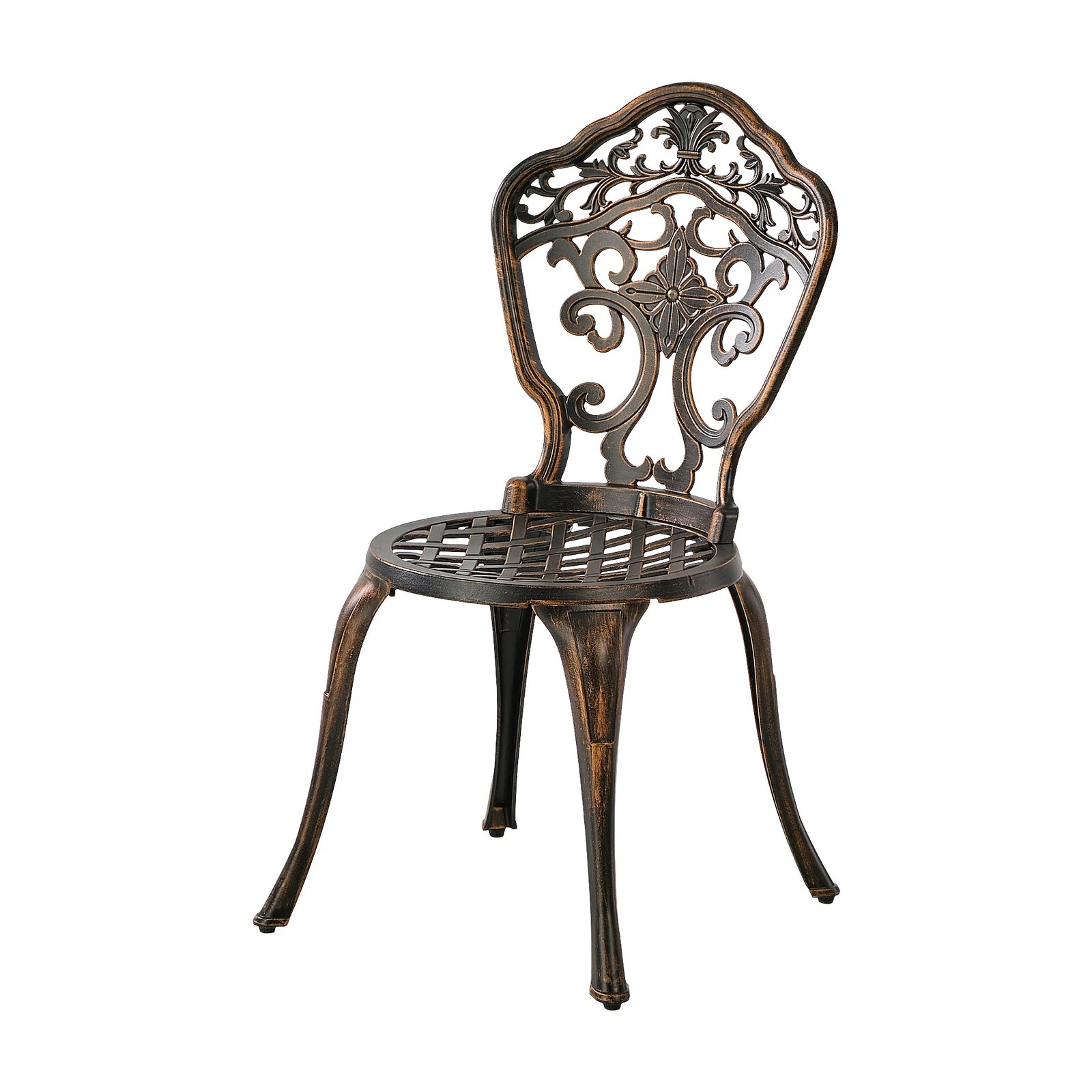 5 Livsip 3 Piece Outdoor Patio Set Bistro Setting Garden Furniture - Bronze, 5 of 7