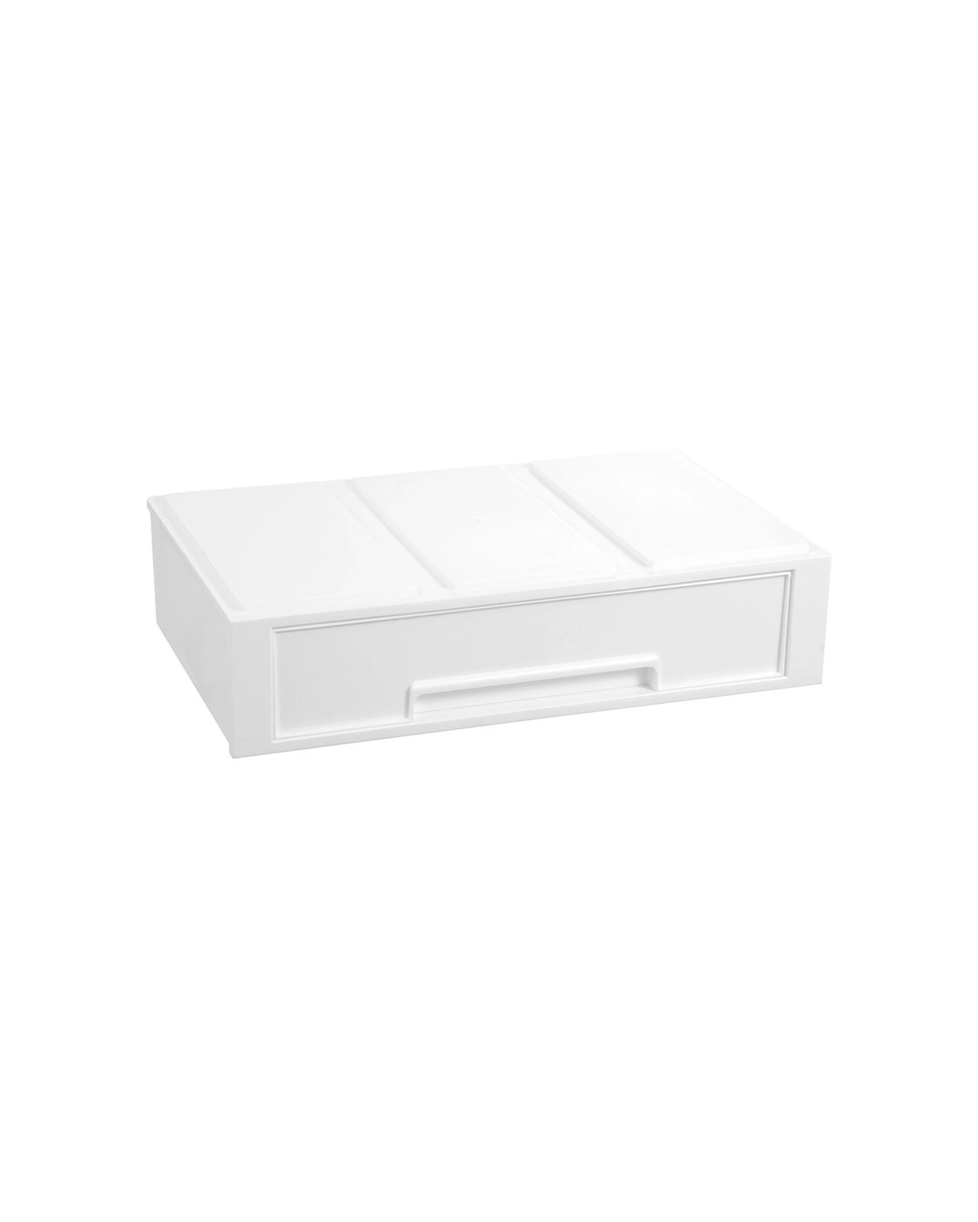 2 Boxsweden 43x26cm Stacking Drawer Organiser 2Pk Durable Stackable Plastic
 - white, 2 of 8