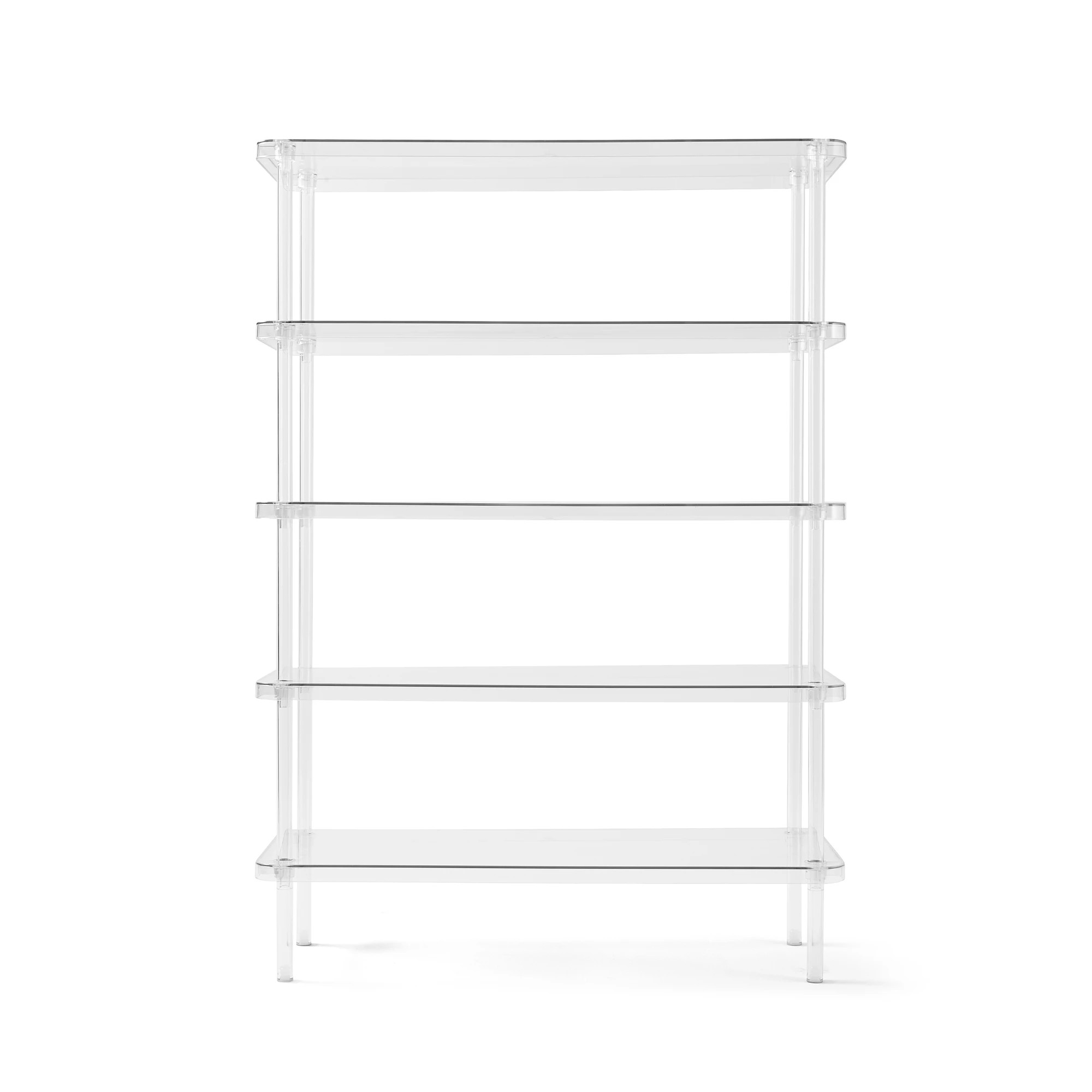 4 5 Tier Clear Shoe Rack - Clear, 4 of 7