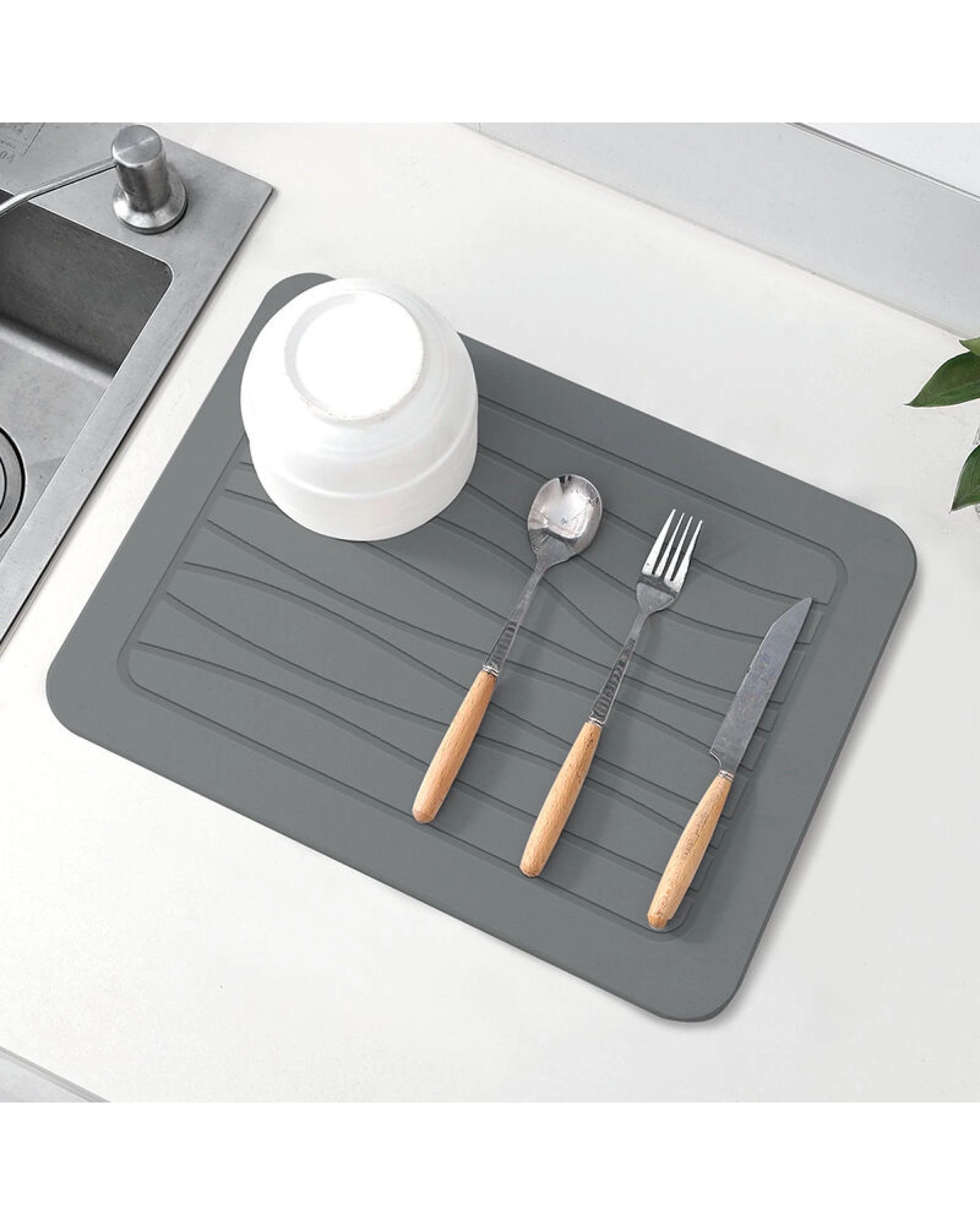 2 BR Home Diatomite Kitchen Dish Drying Mat, 2 of 3