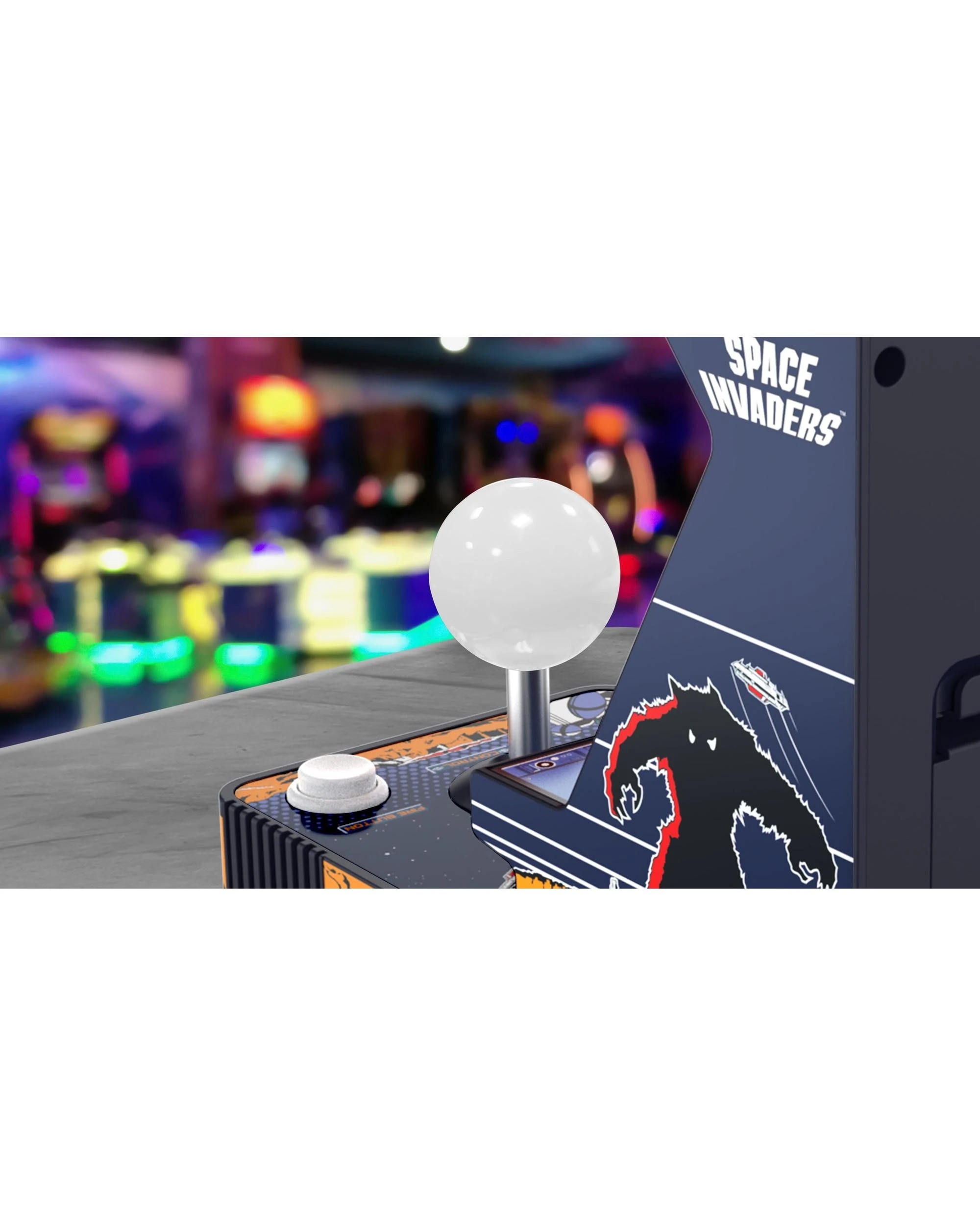 6 My Arcade Space Invaders Portable Retro Arcade Joystick Player, 6 of 8