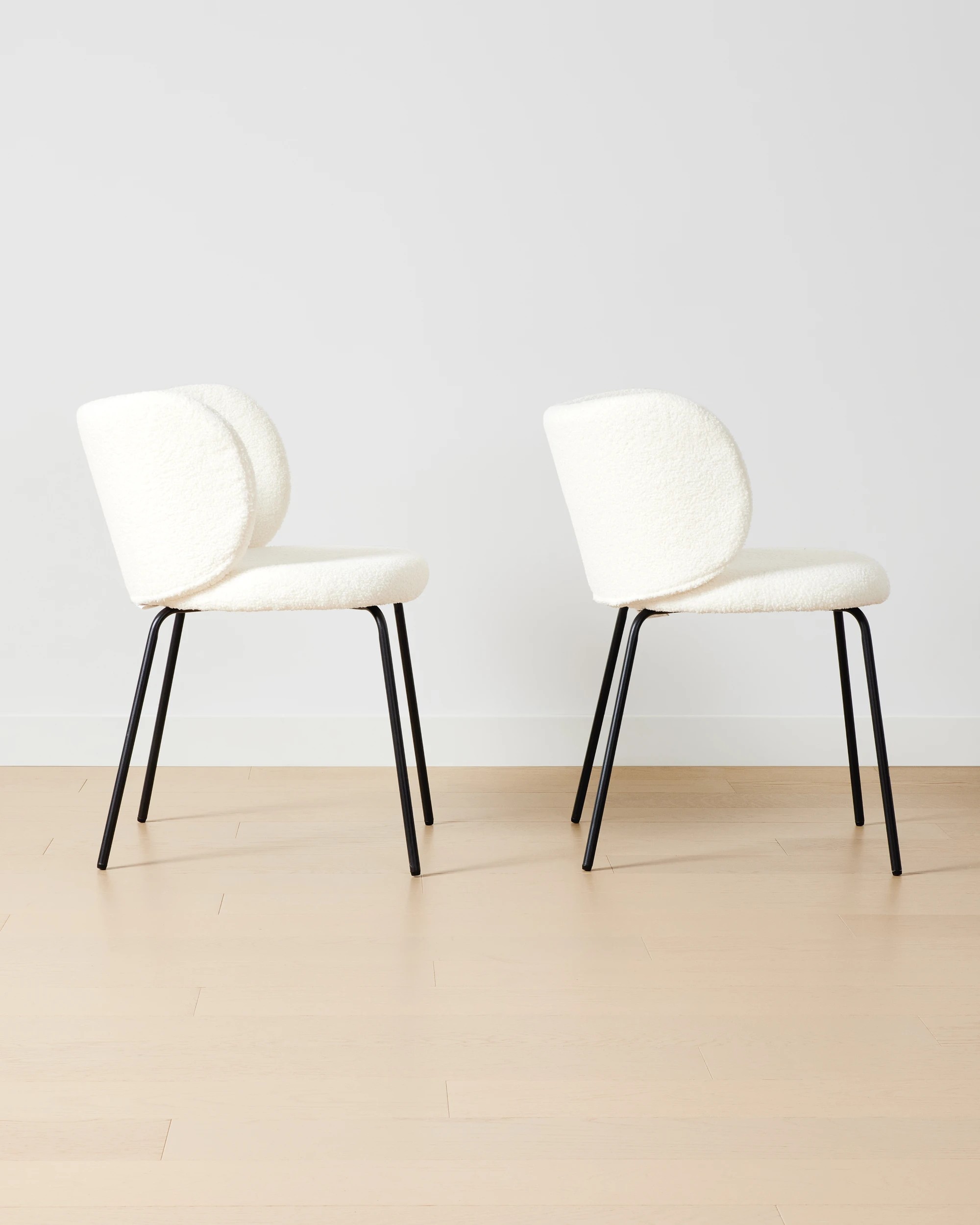 4 Abbey Set of 2 Dining Chairs - Cream, 4 of 8