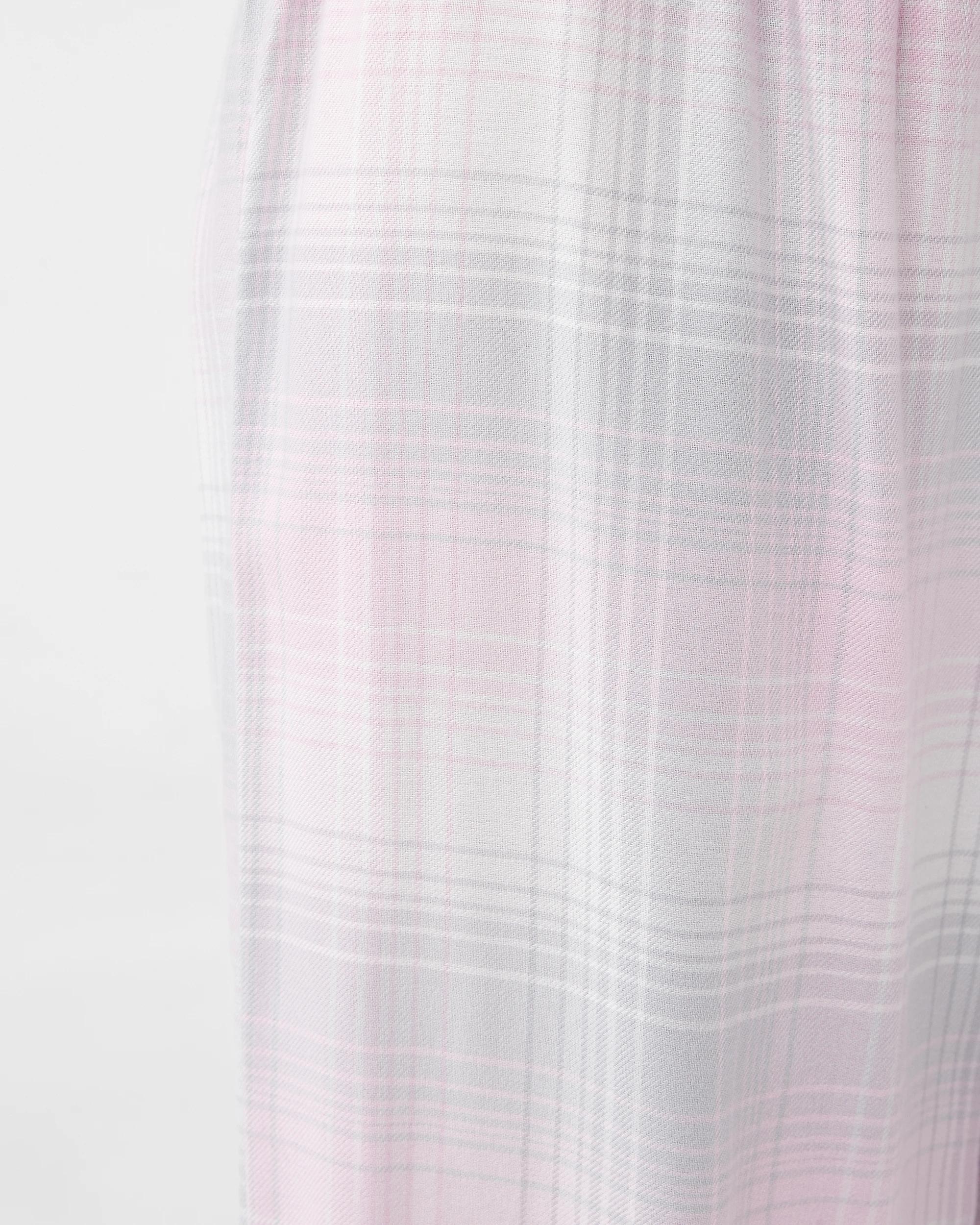 9 Classic Flannel Pyjama Set Grey Check, 9 of 9