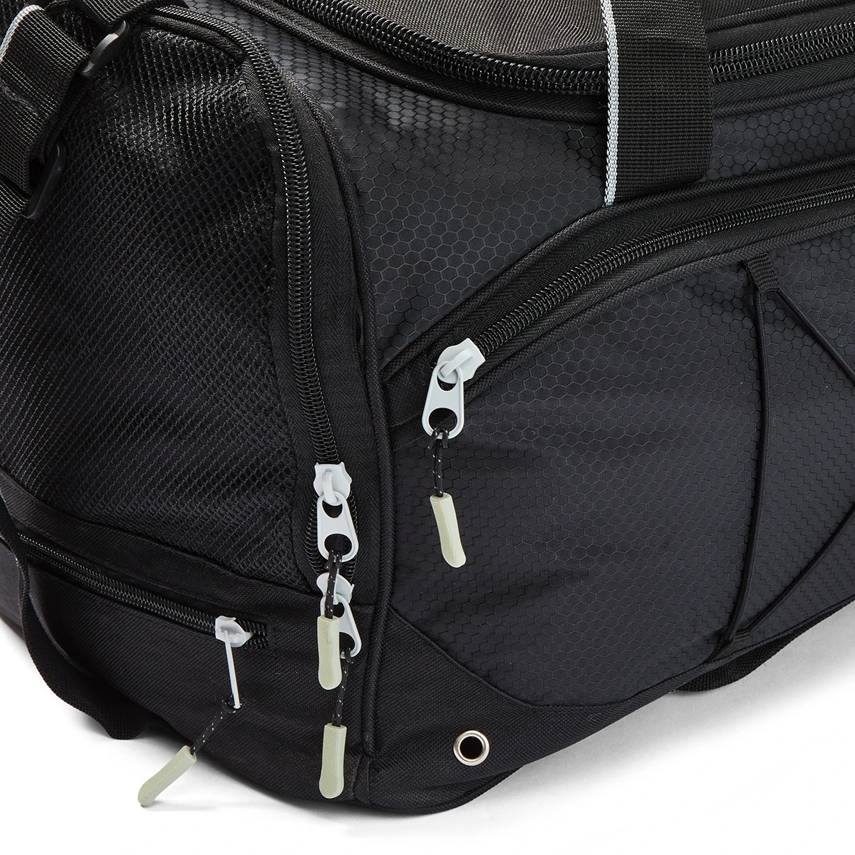 8 40L Duffle Bag with Bungee Cord - Black, 8 of 9