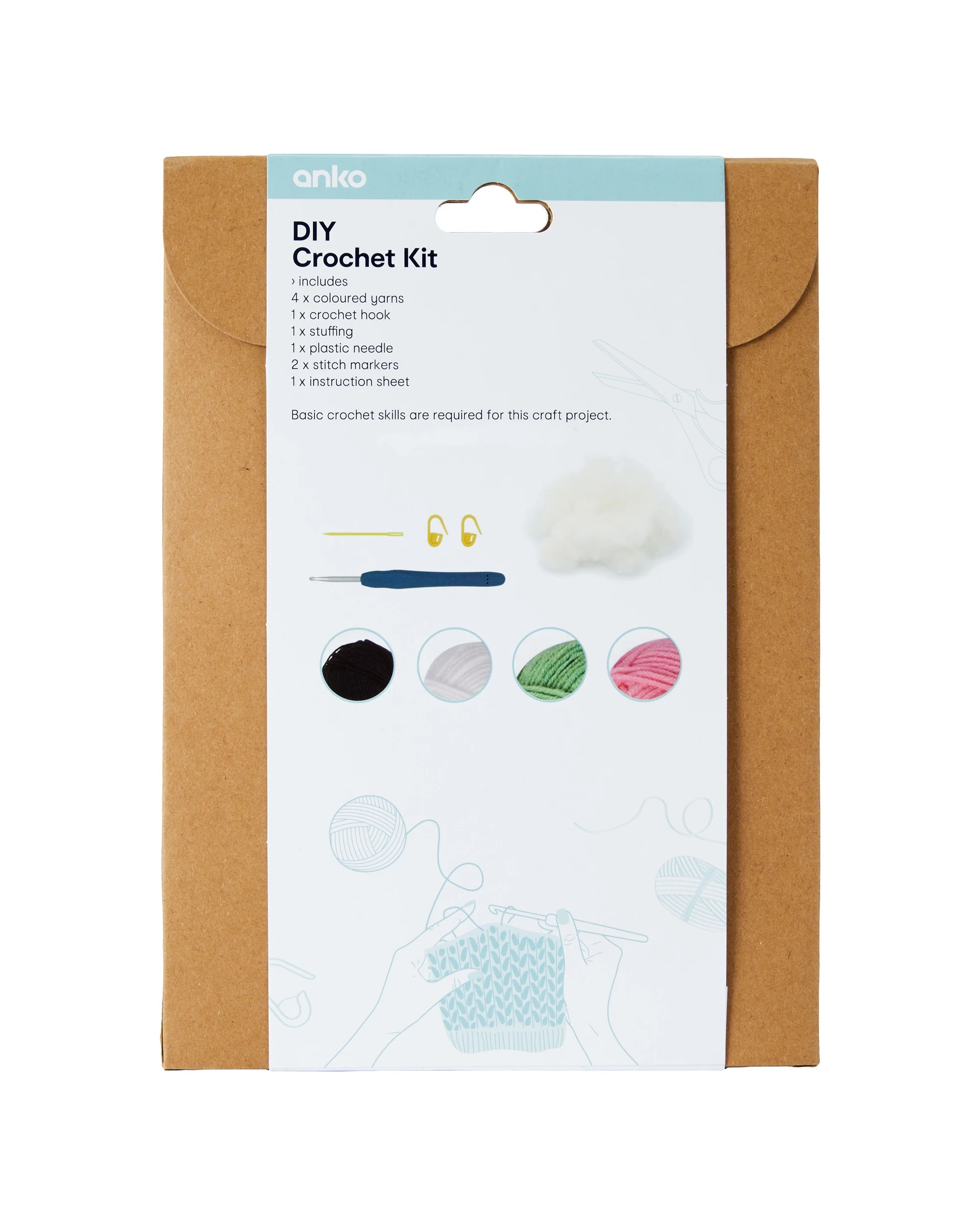 3 DIY Crochet Kit - Frog, 3 of 3
