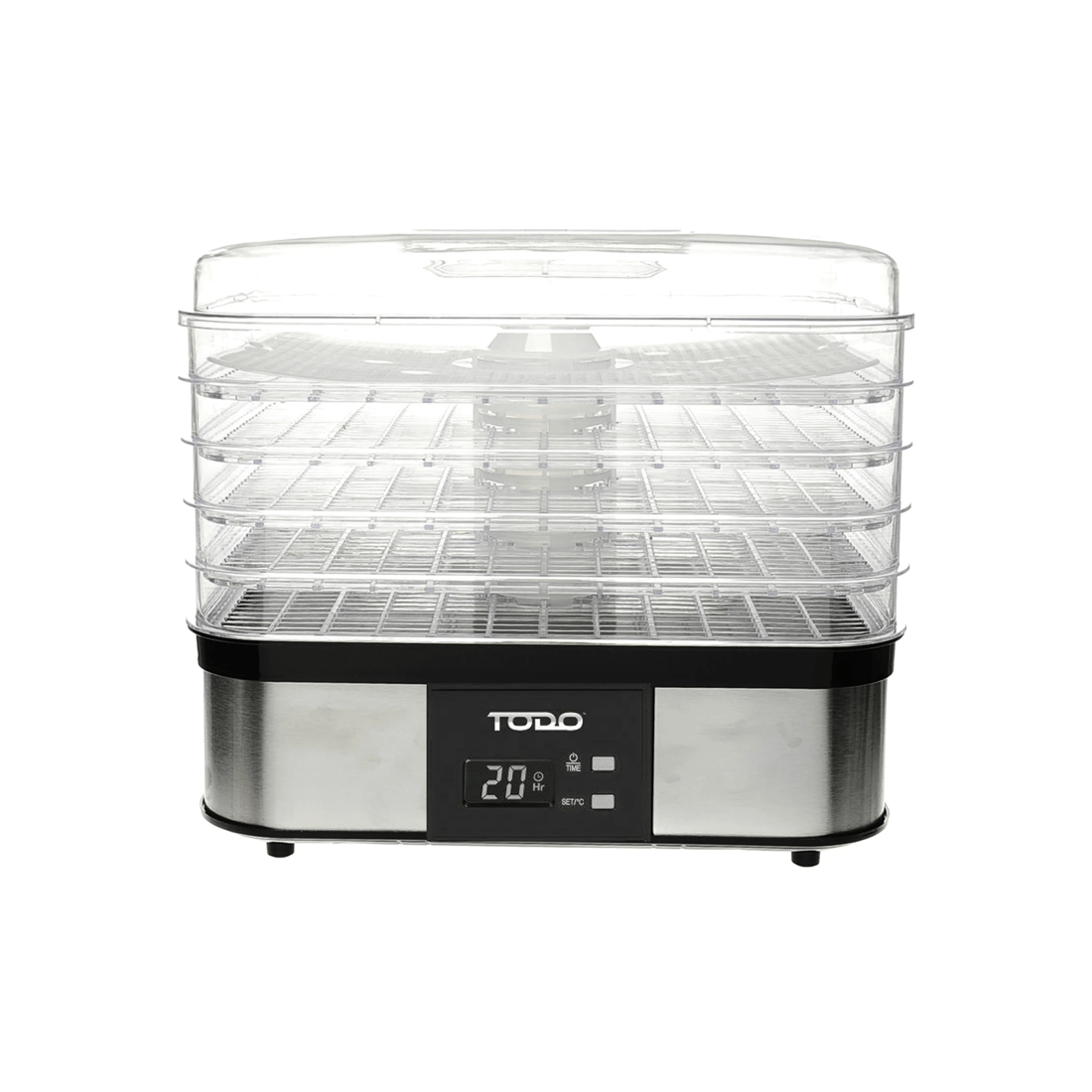 2 TODO 250W Stainless Steel Food Dehydrator Preserve Yogurt Fruit Dryer Jerky Maker, 2 of 7