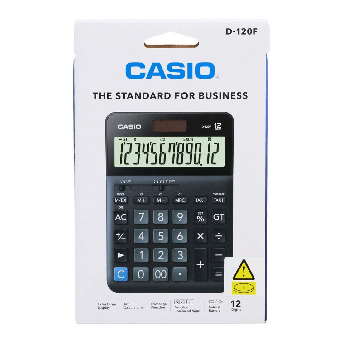 3 Casio D120-F Desktop Calculator, 3 of 4