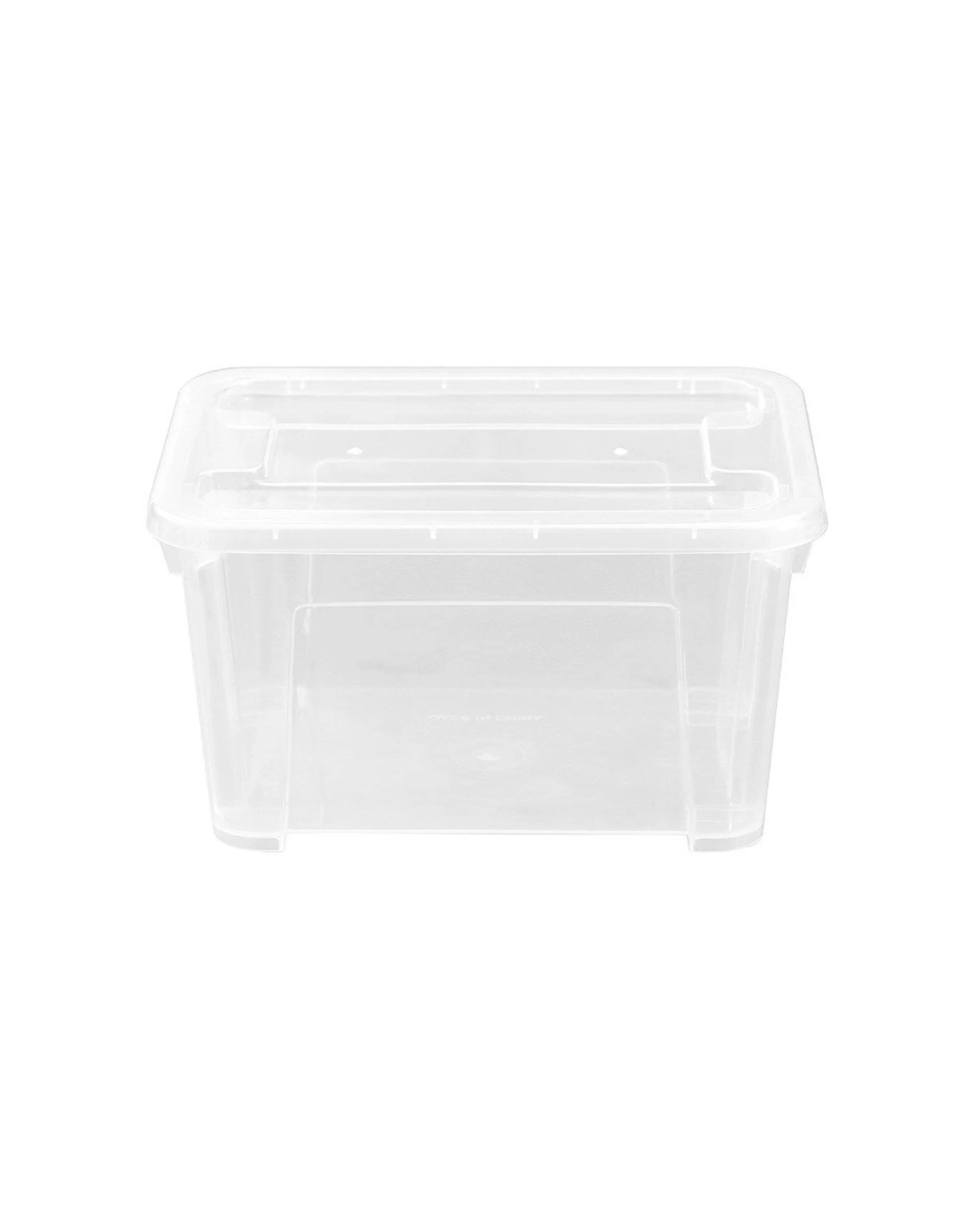 6 BOXSWEDEN Nic-Nac Storage Container Essentials 4Pc 2.5L Stackable Plastic
 - plain, 6 of 9