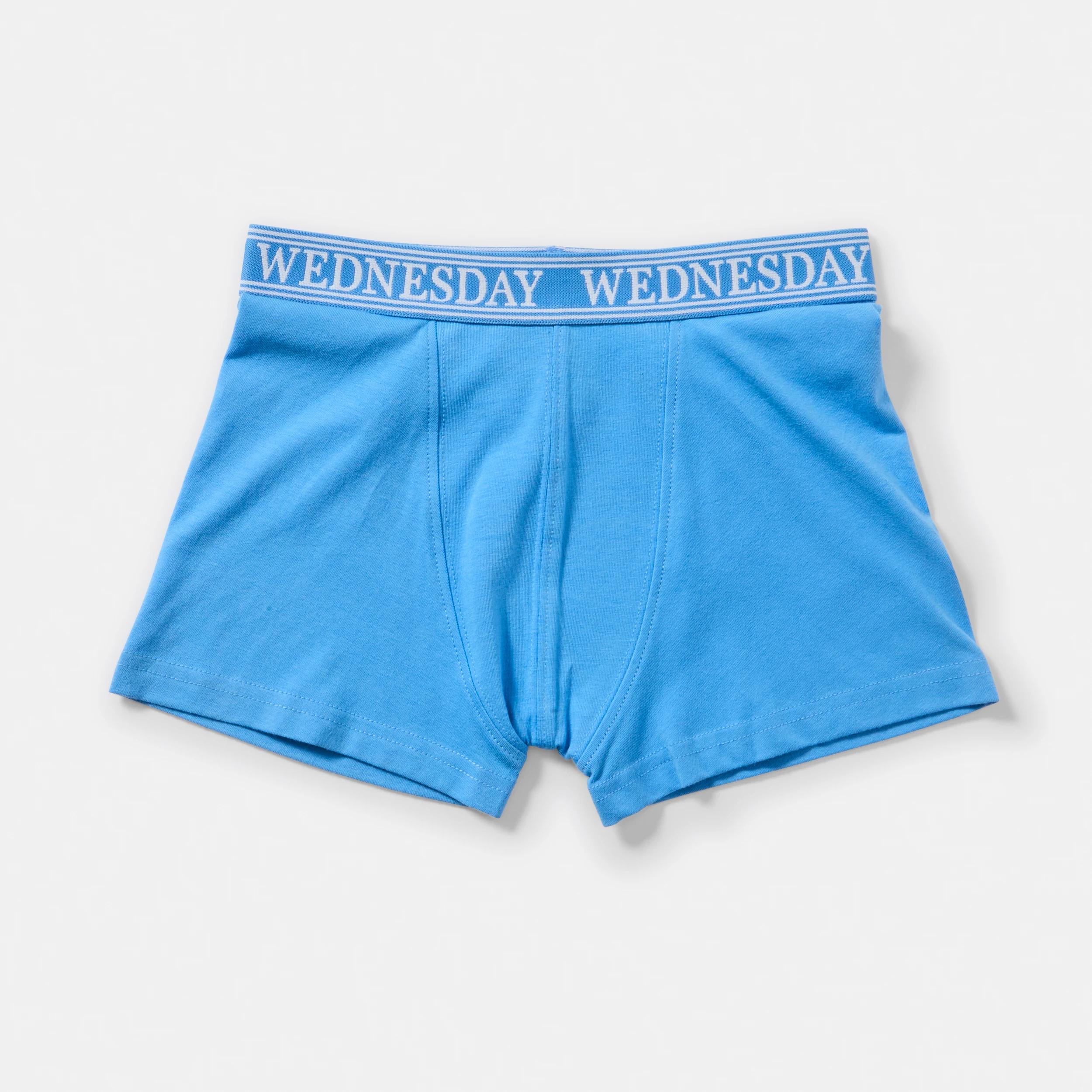 6 7 Pack Attached Elastic Trunks BLUE DAYS OF THE WEEK, 6 of 10
