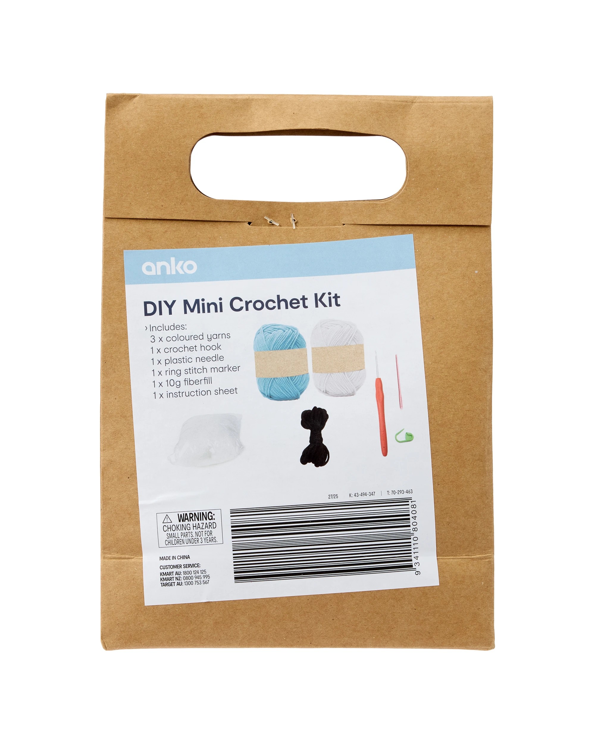 3 DIY Mini Crochet Kit - Whale, 3 of 3