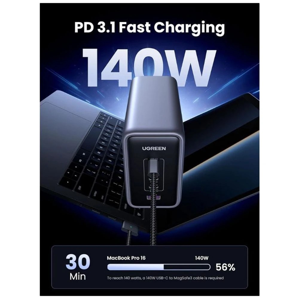 4 UGREEN 300W Desk Charger 5 Port, 4 of 6